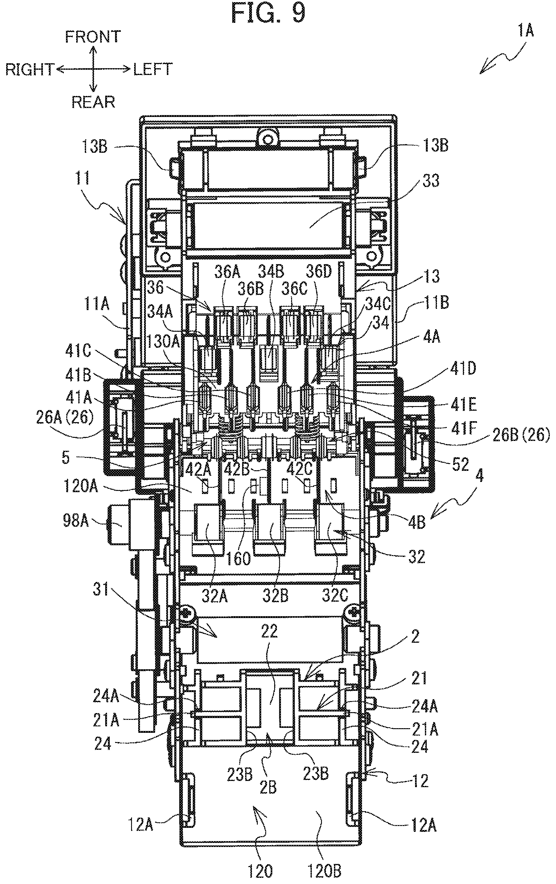 Patent US12351355 Figure 9 – Label wrapping device including first and second members arranged to partially overlap each other in width direction of label to correct curling tendency of label
