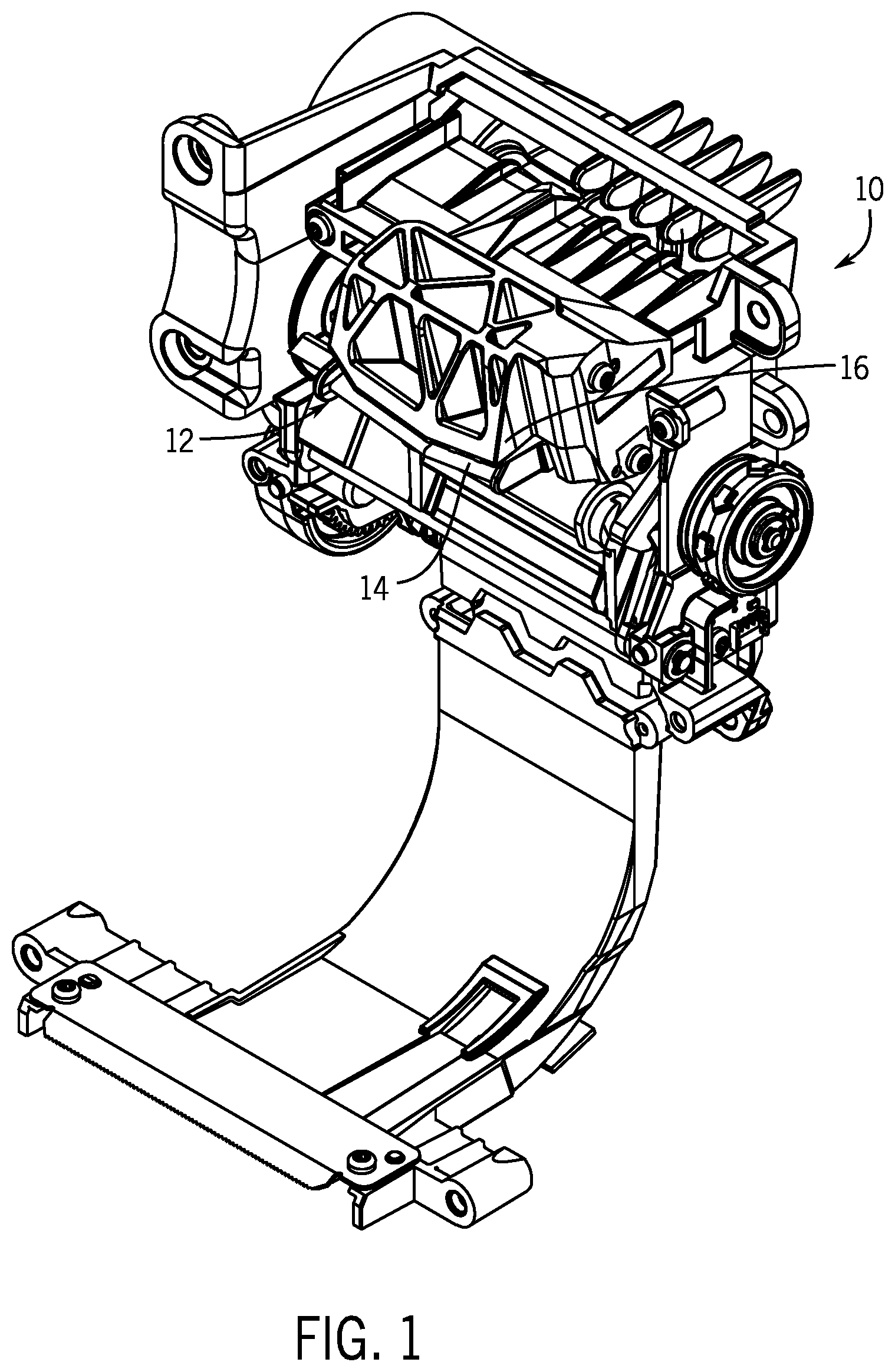 Patent US12351356 Figure 1 – Asymmetric peel plate for a label-dispensing apparatus and peel assist plate