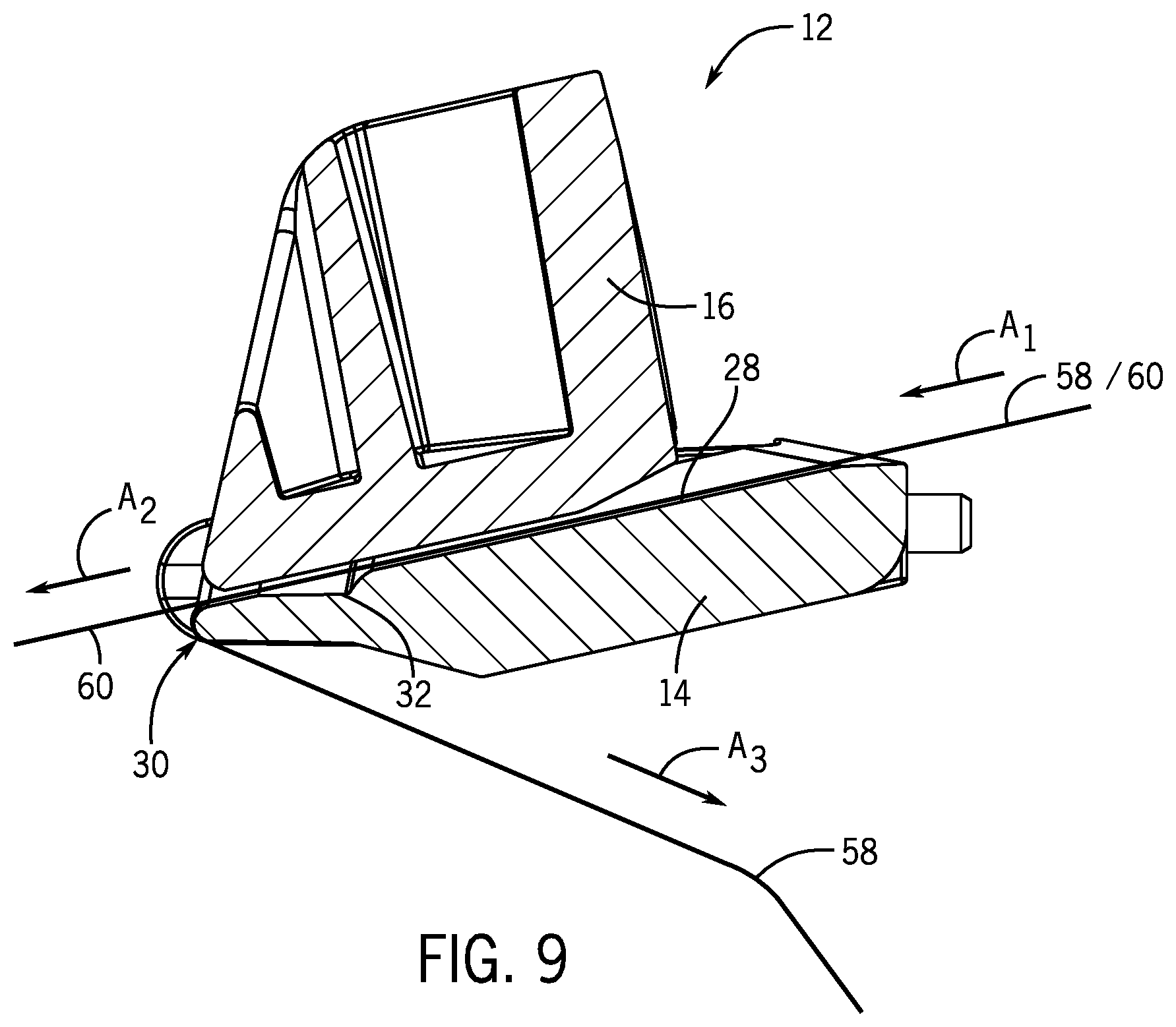 Patent US12351356 Figure 6 – Asymmetric peel plate for a label-dispensing apparatus and peel assist plate