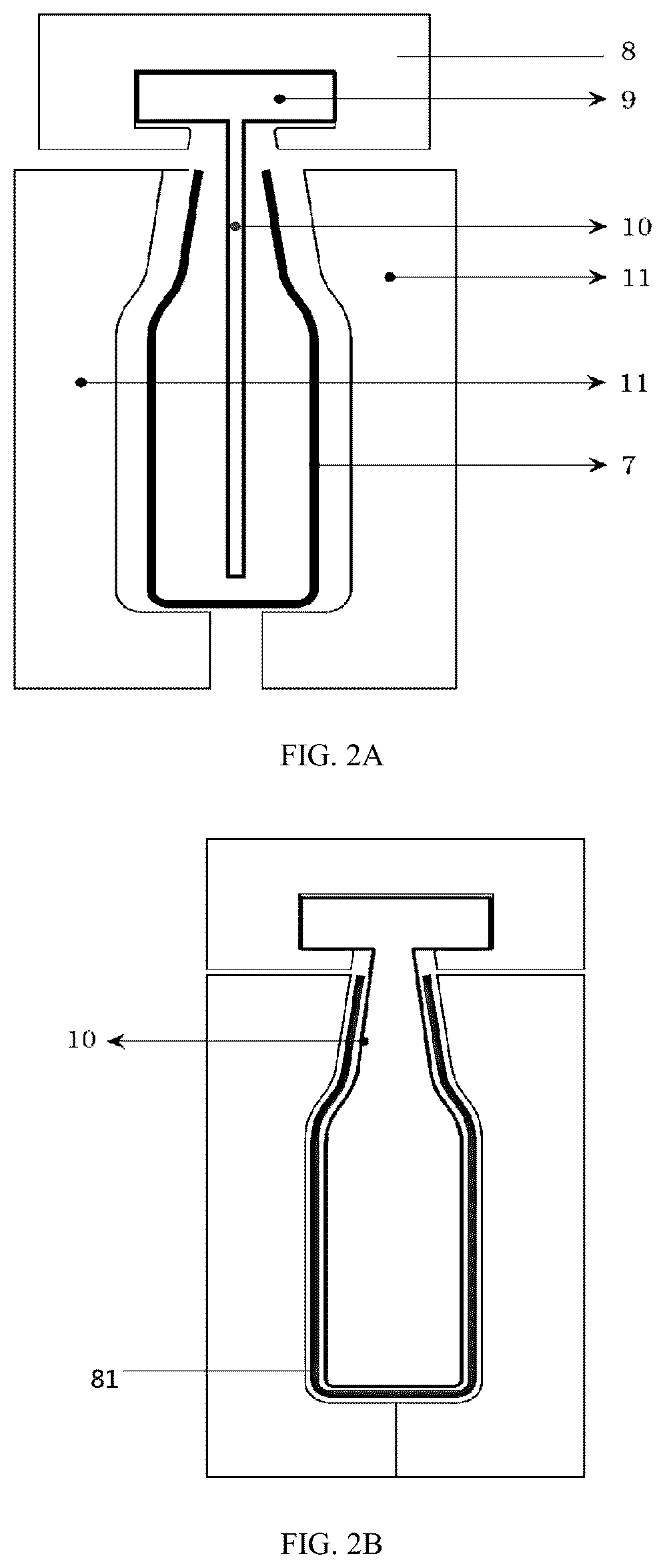Patent US12351357 Figure 2 – Integral pulp-molded bottle, mold for molding integral pulp-molded bottle, apparatus and process for producing integral pulp-molded bottle