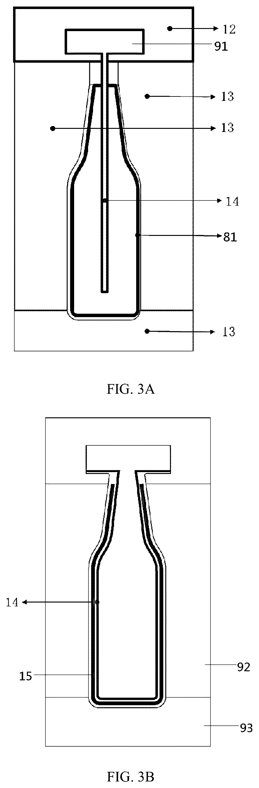 Patent US12351357 Figure 3 – Integral pulp-molded bottle, mold for molding integral pulp-molded bottle, apparatus and process for producing integral pulp-molded bottle