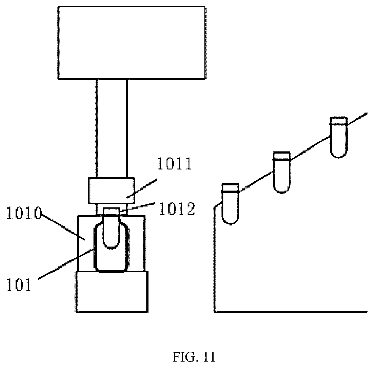 Patent US12351357 Figure 9 – Integral pulp-molded bottle, mold for molding integral pulp-molded bottle, apparatus and process for producing integral pulp-molded bottle