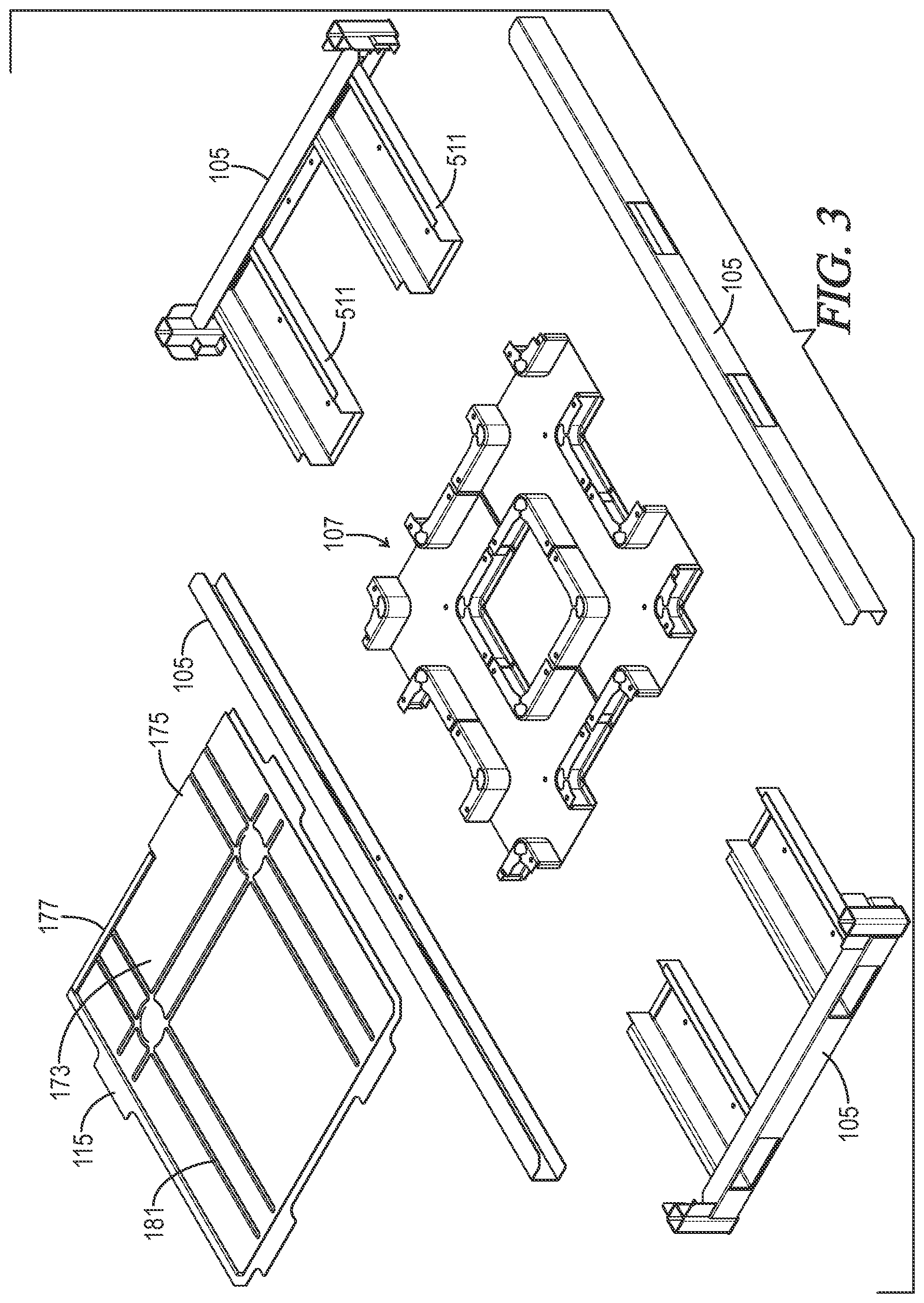 Patent US12351360 Figure 3 – Modular shipping base