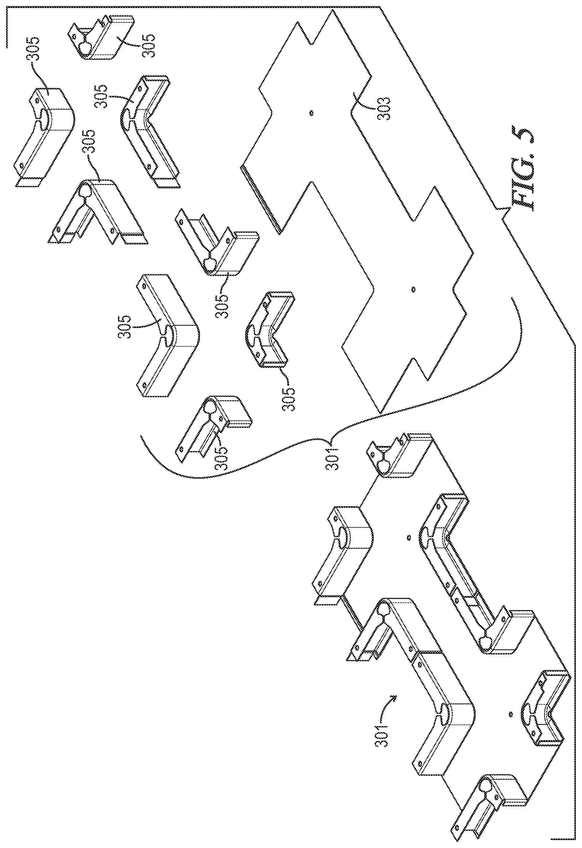 Patent US12351360 Figure 5 – Modular shipping base