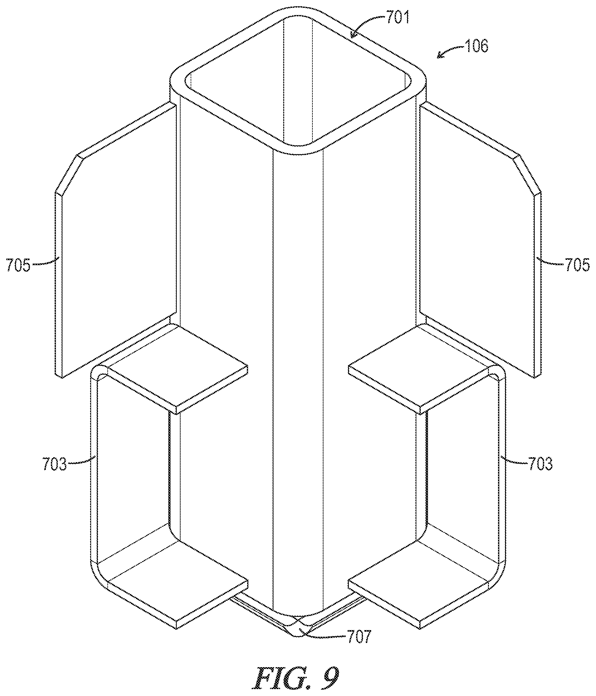 Patent US12351360 Figure 9 – Modular shipping base
