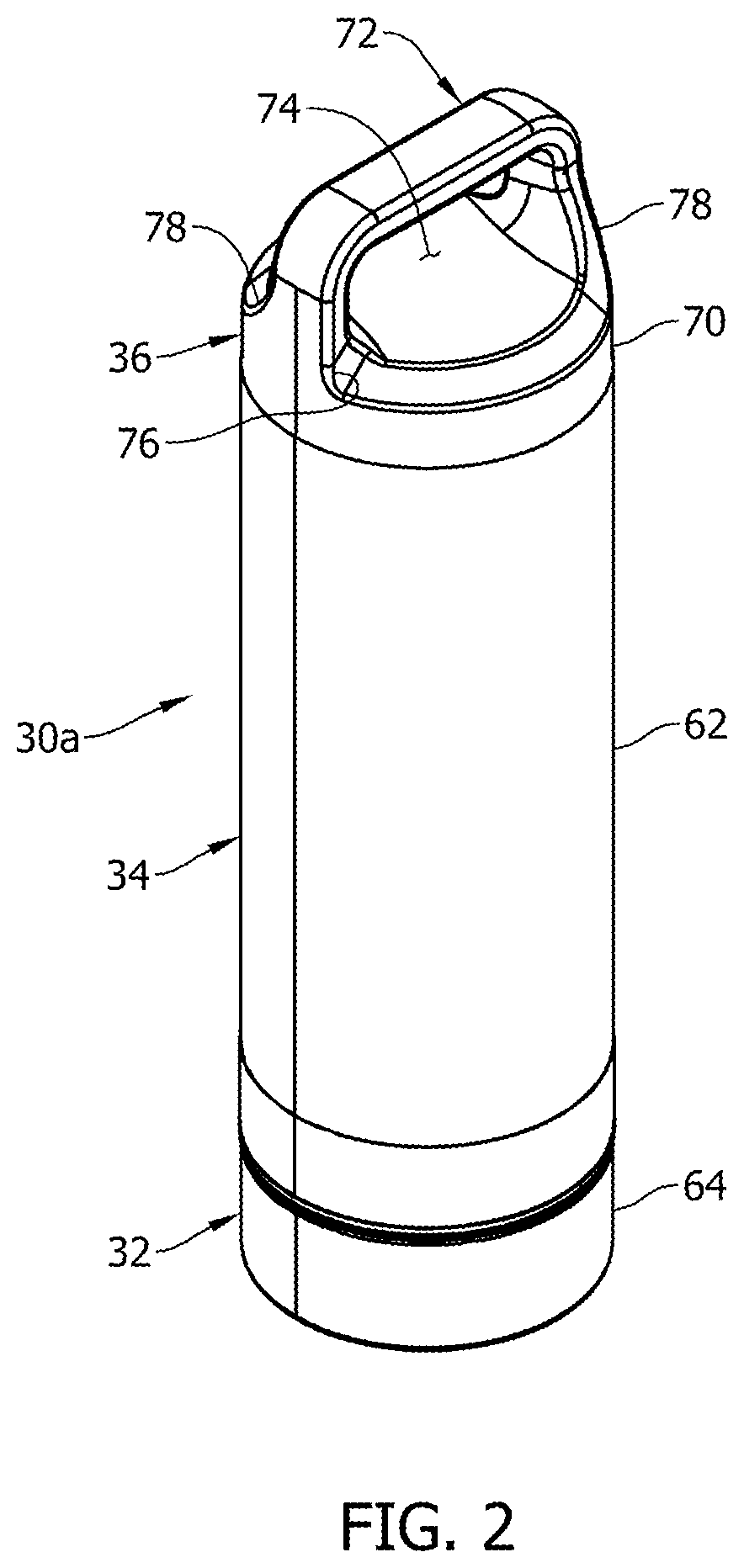 Patent US12351361 Figure 2 – Reconfigurable container system