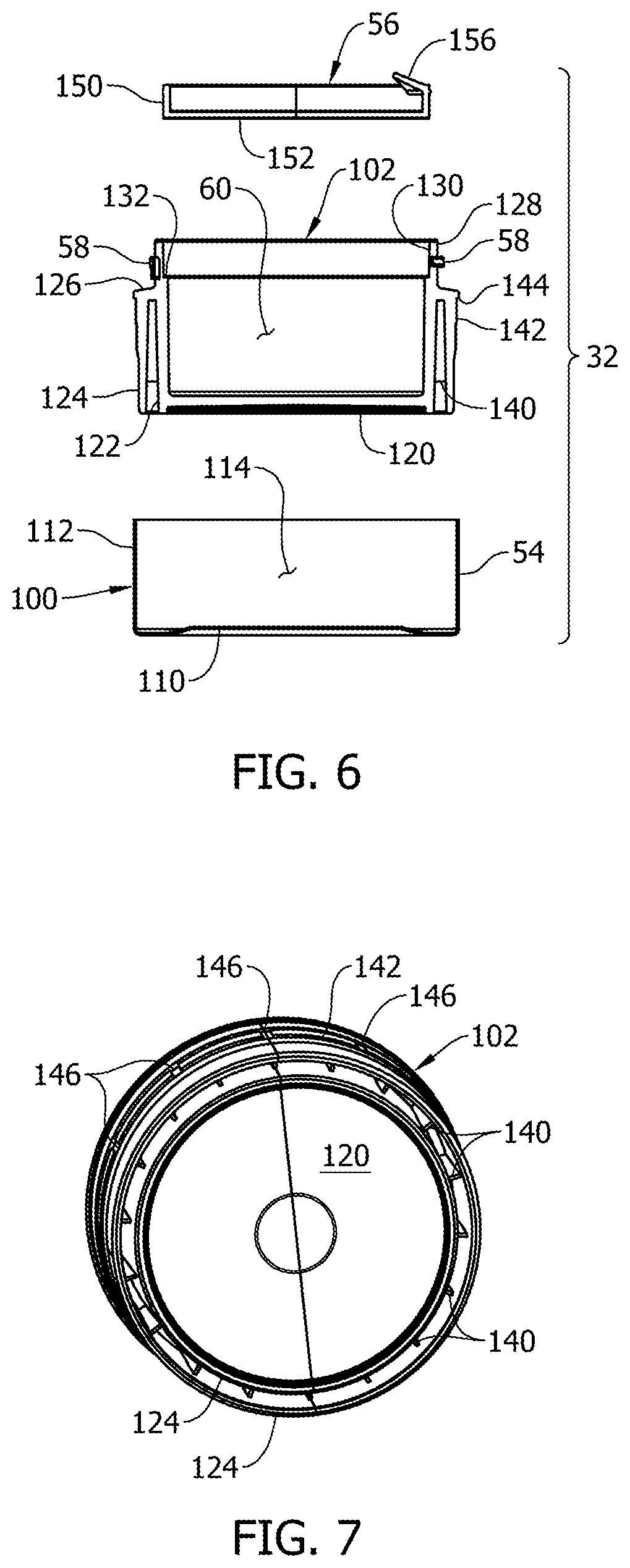 Patent US12351361 Figure 6 – Reconfigurable container system