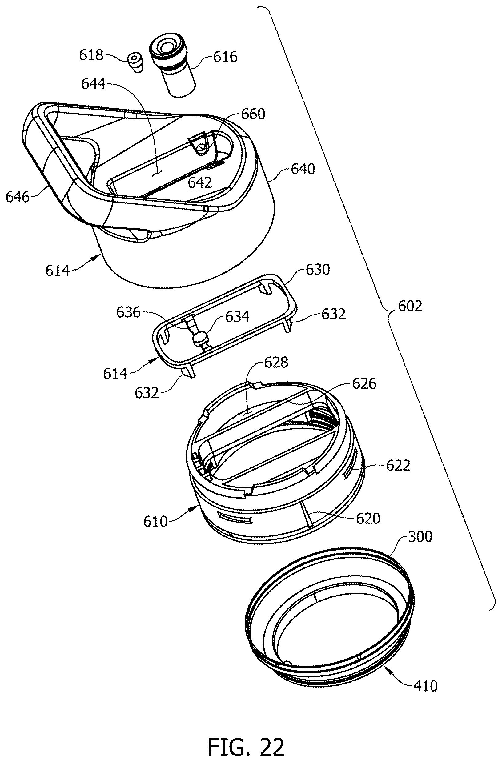 Patent US12351361 Figure 19 – Reconfigurable container system