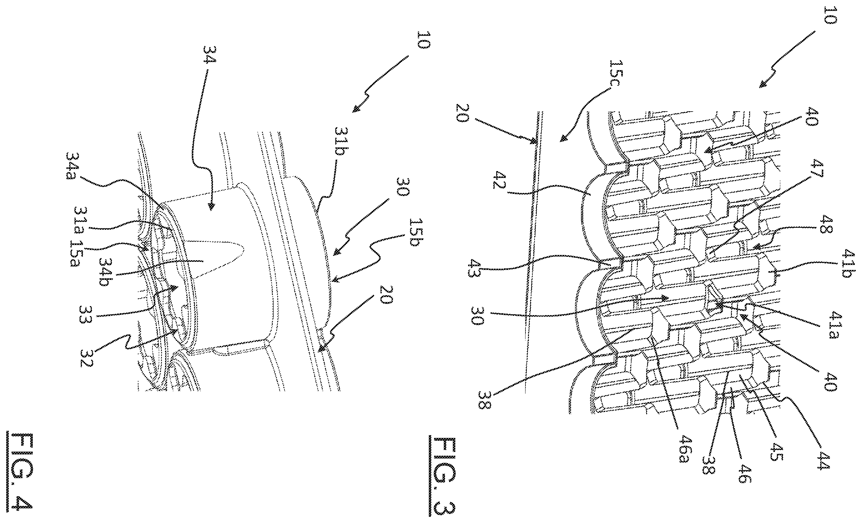 Patent US12351363 Figure 3 – Support device for supporting a plurality of containers for pharmaceutical use to be handled in a processing line