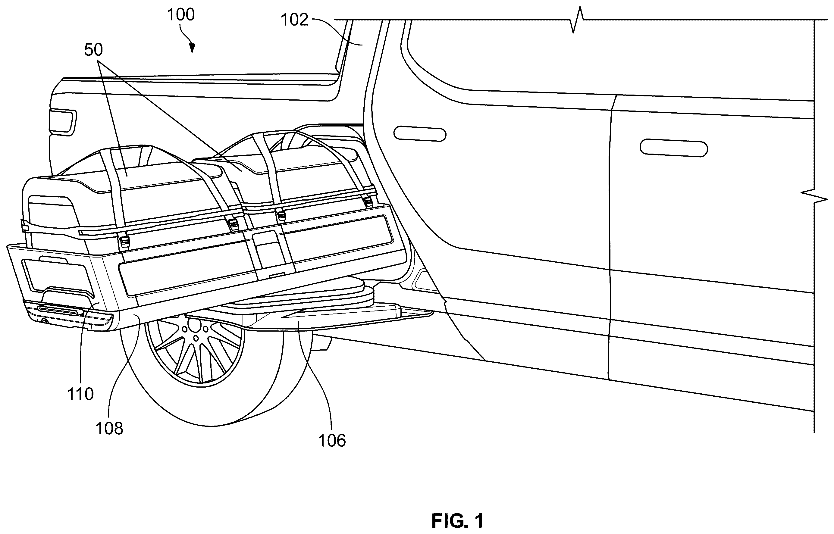 Patent US12351365 Figure 1 – Storage bin
