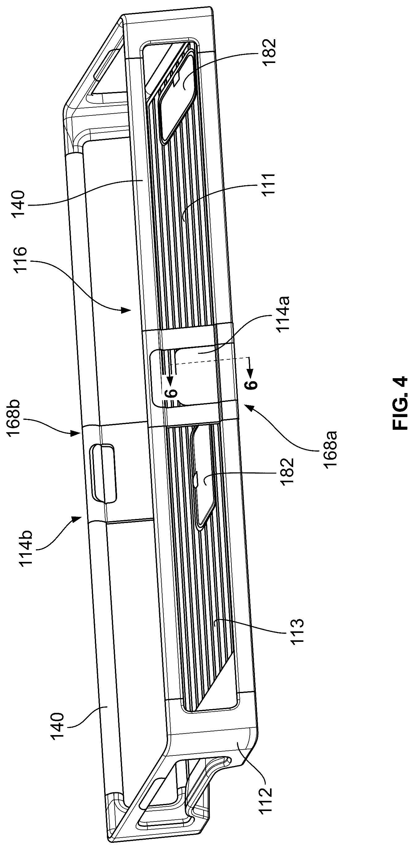 Patent US12351365 Figure 4 – Storage bin