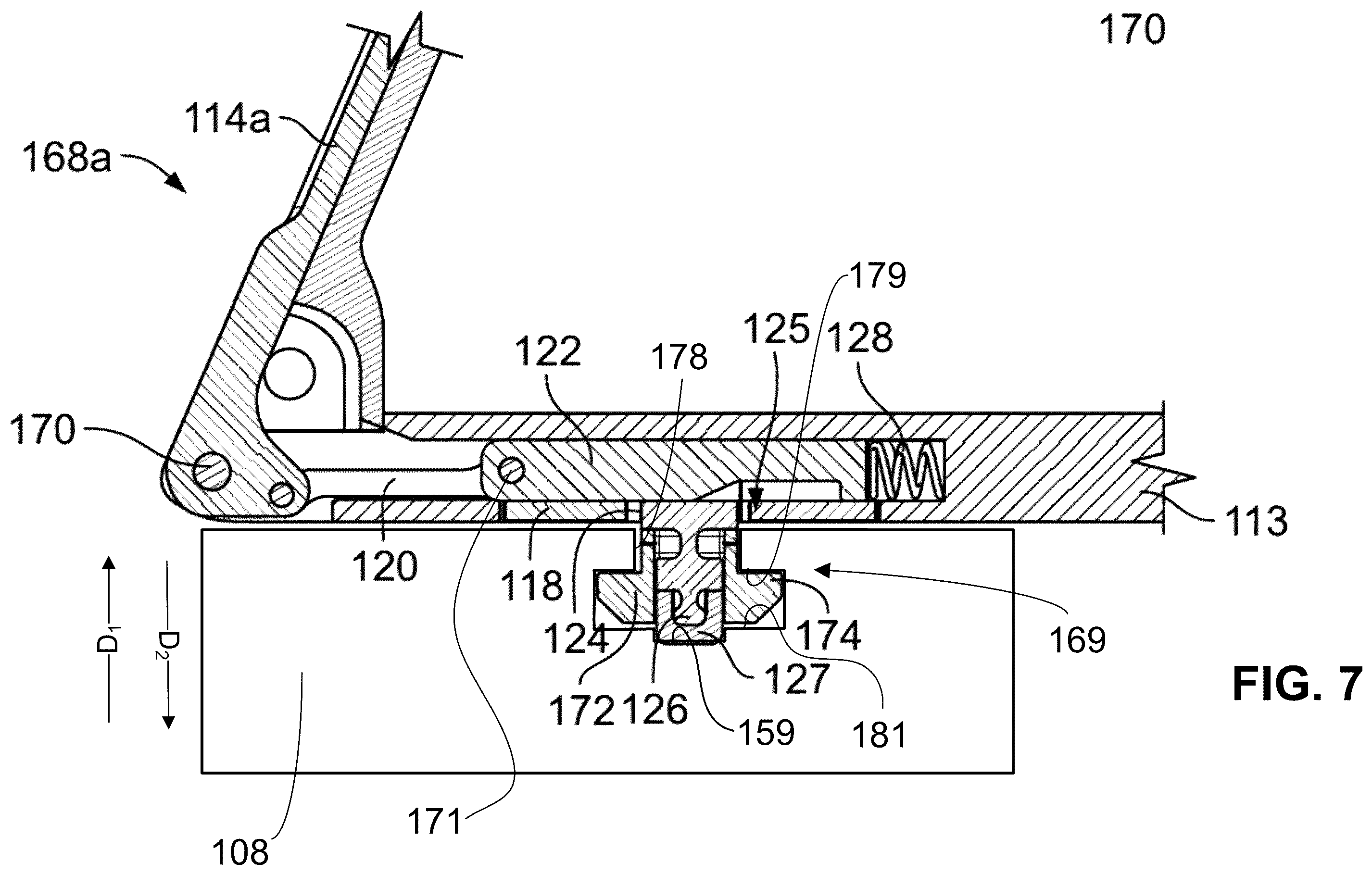 Patent US12351365 Figure 7 – Storage bin