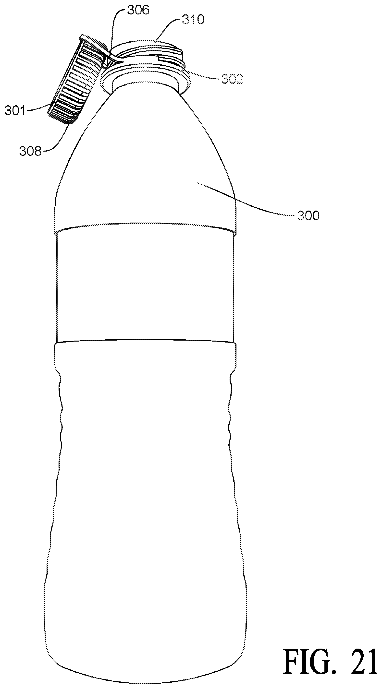 Patent US12351366 Figure 19 – Cap for container