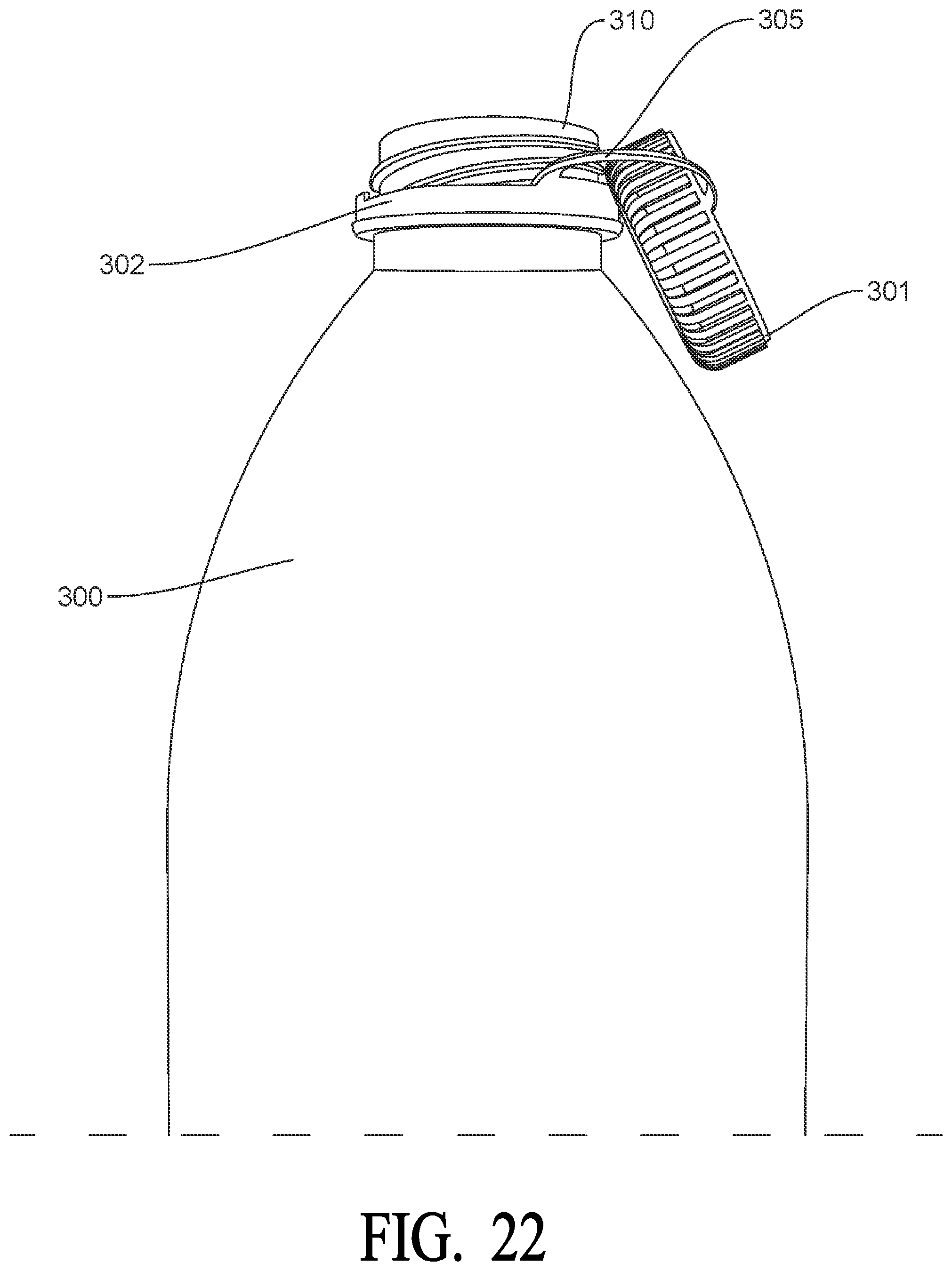 Patent US12351366 Figure 20 – Cap for container