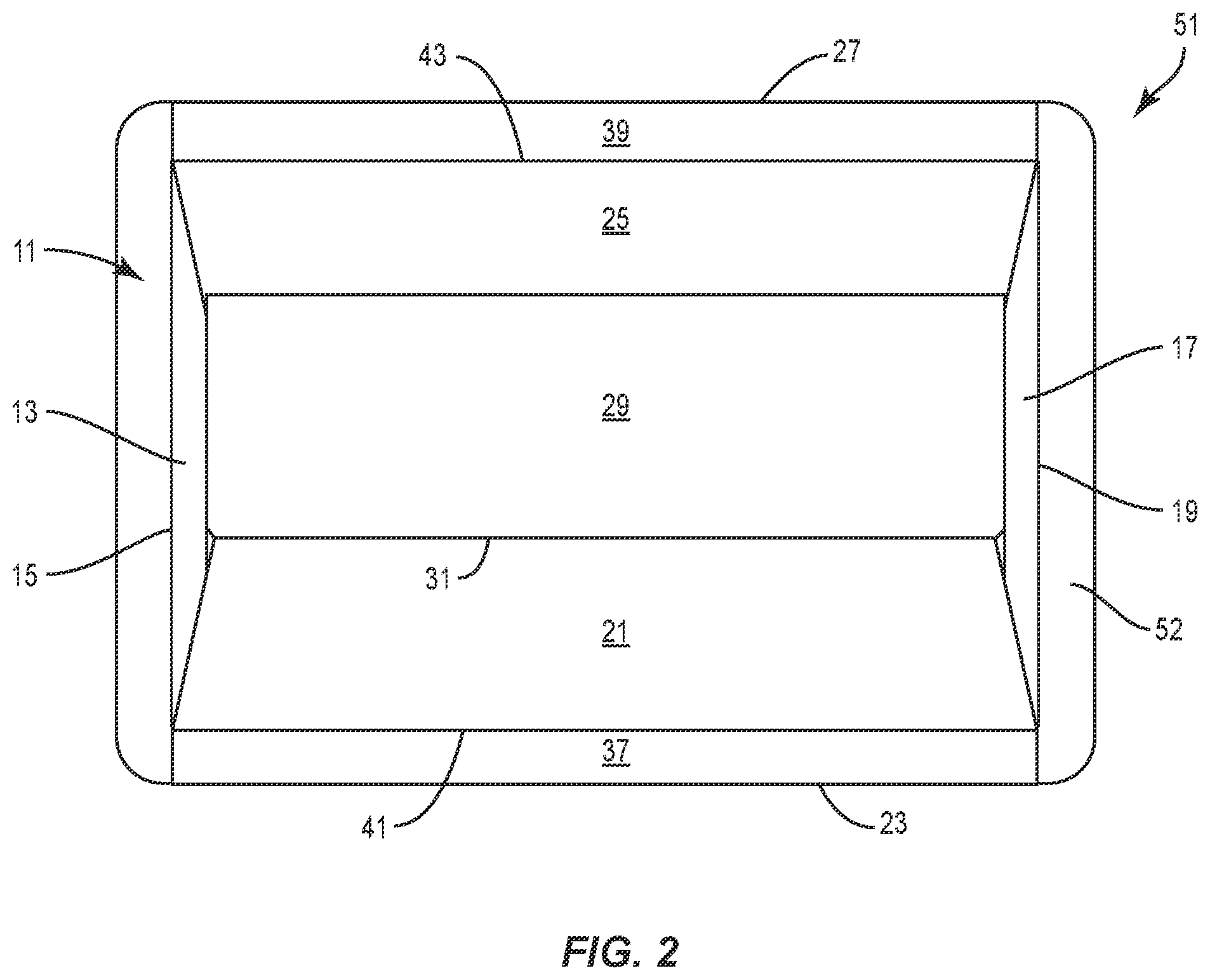 Patent US12351370 Figure 2 – Container with liner