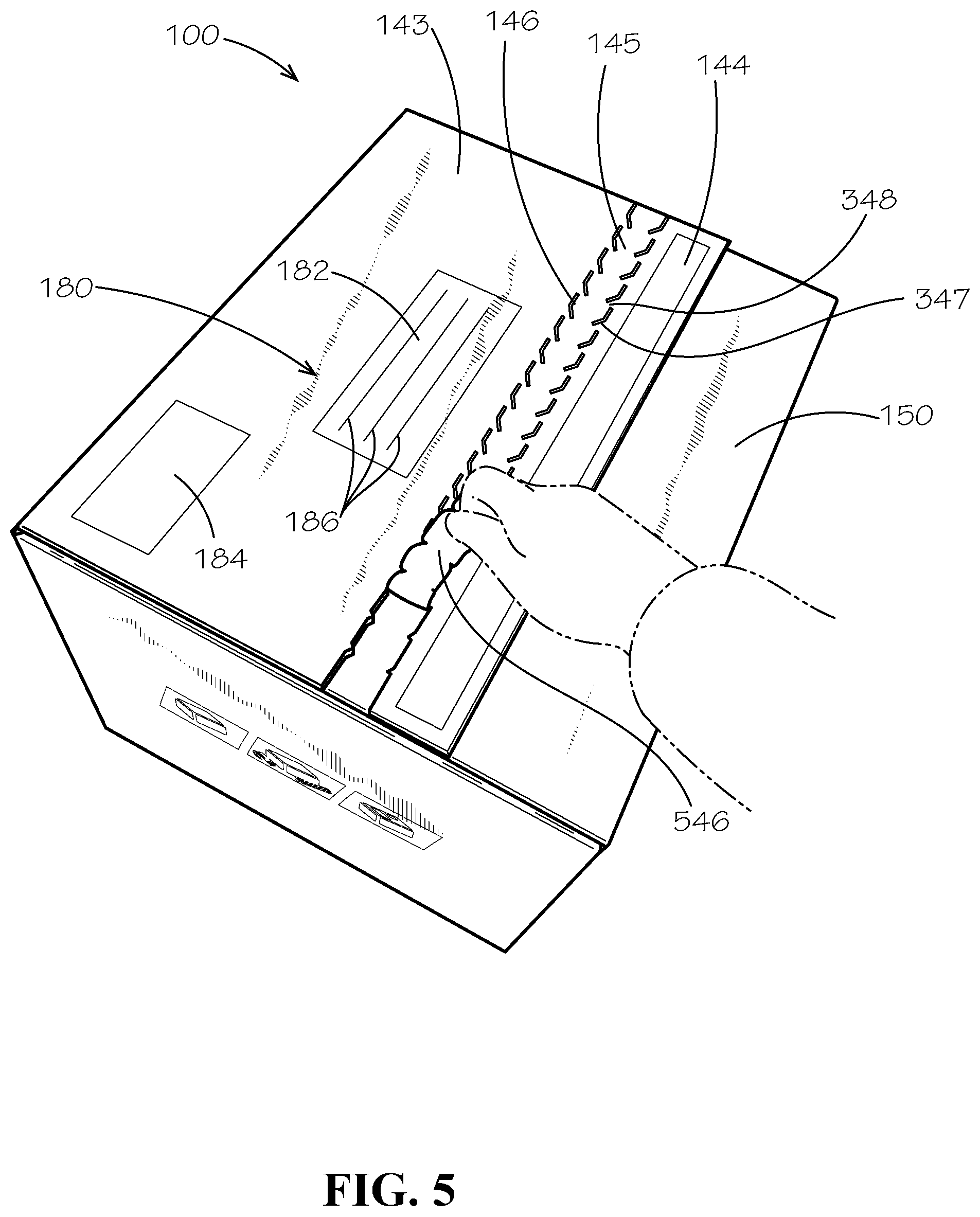 Patent US12351371 Figure 4 – Dual use box