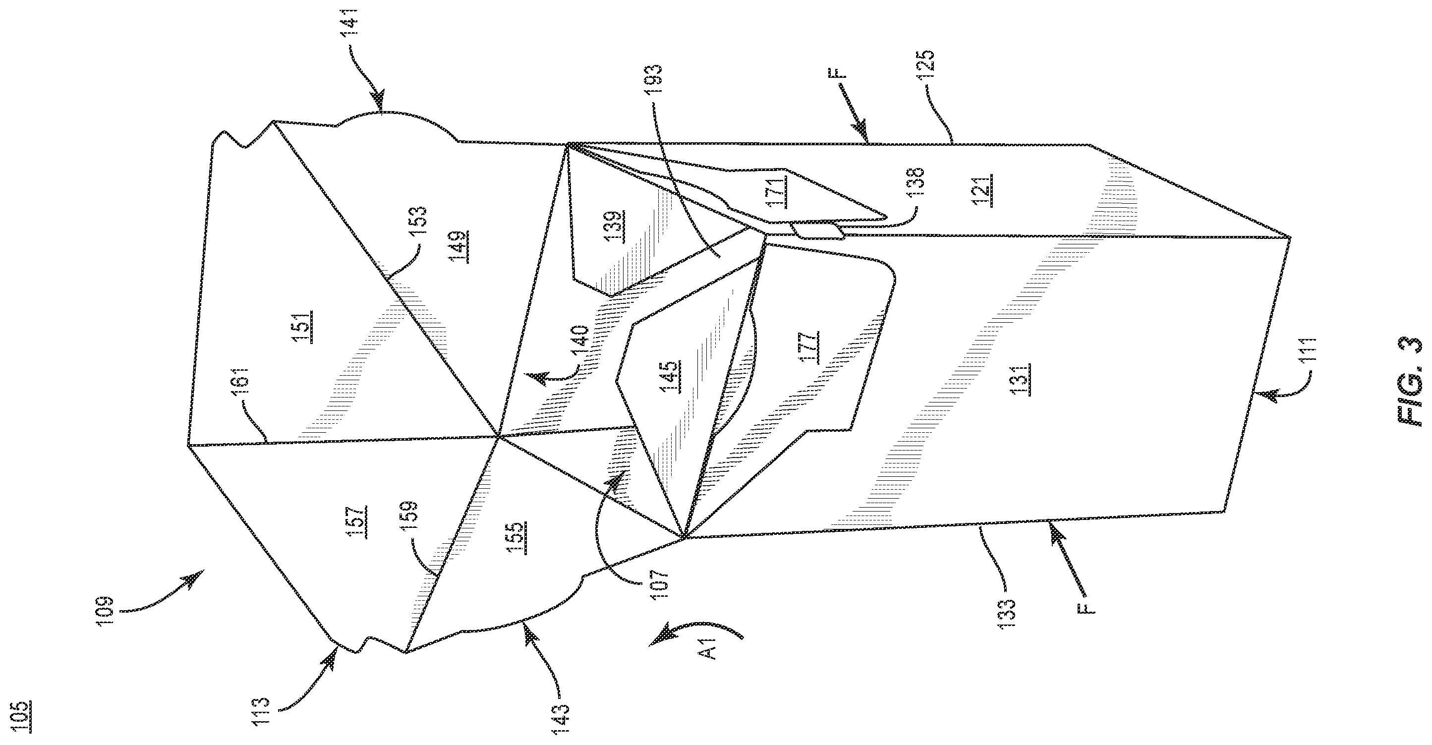 Patent US12351372 Figure 3 – Carton with reclosable features