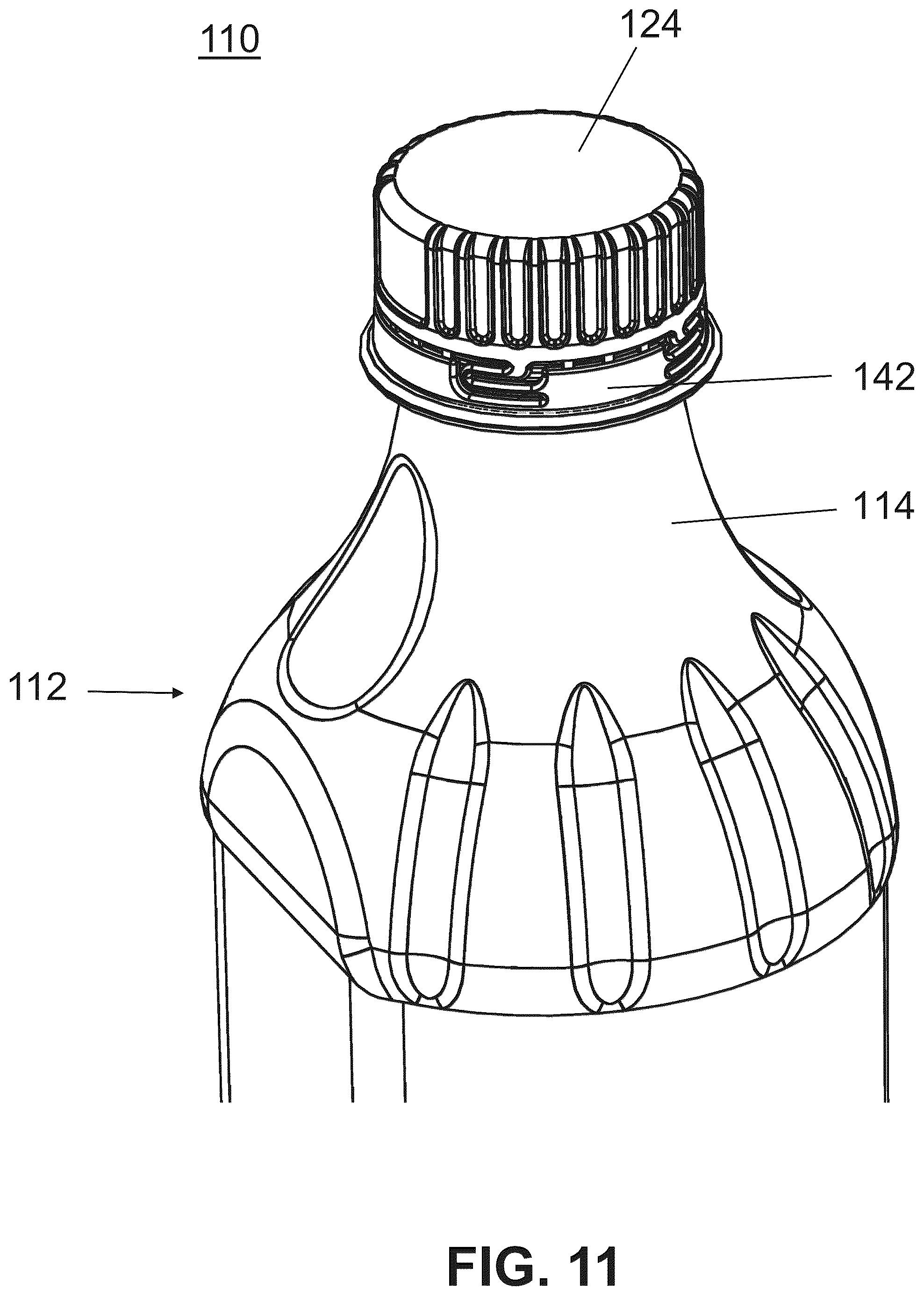 Patent US12351373 Figure 7 – Releasable container cap