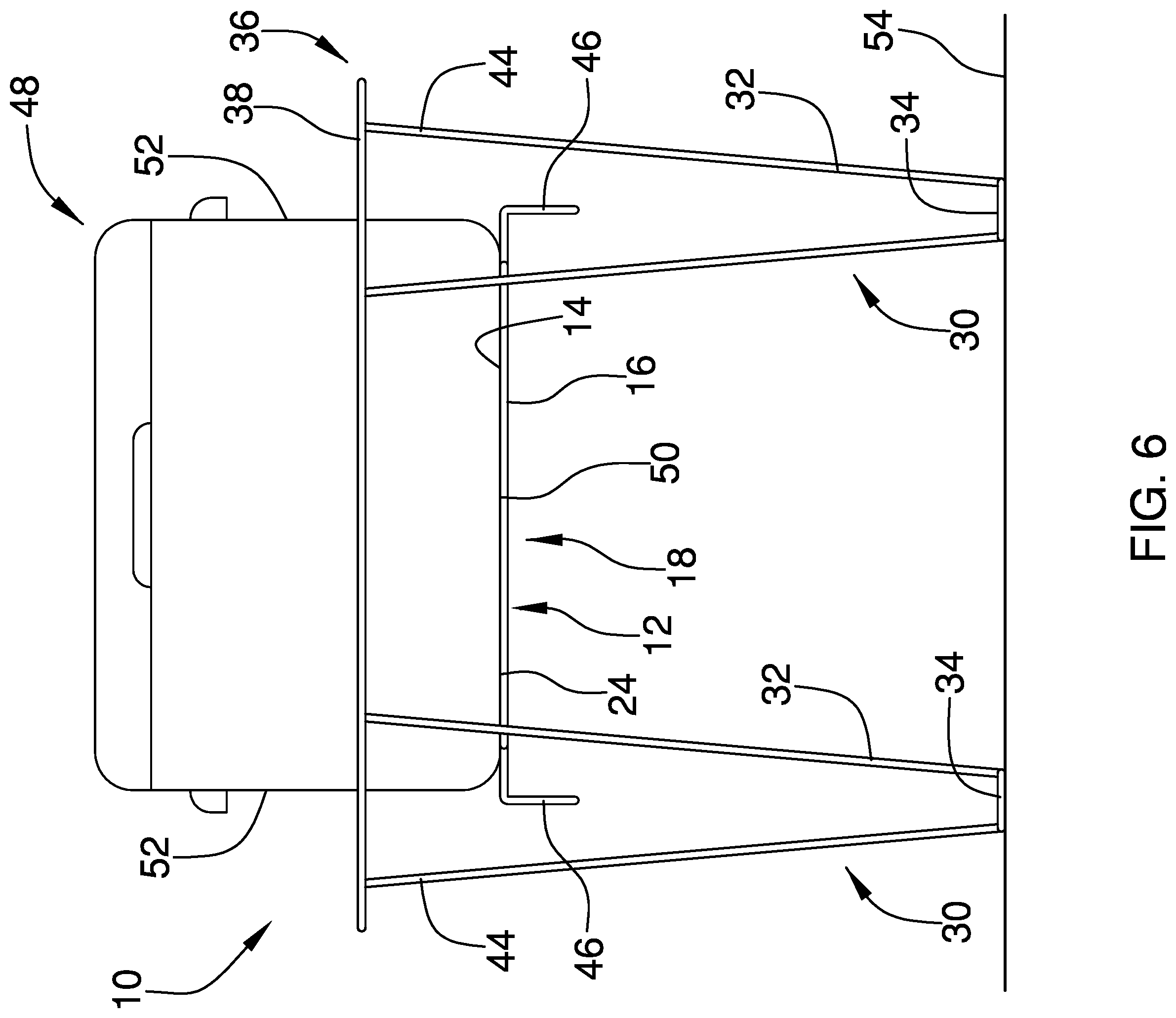 Patent US12351374 Figure 6 – Cooler stand