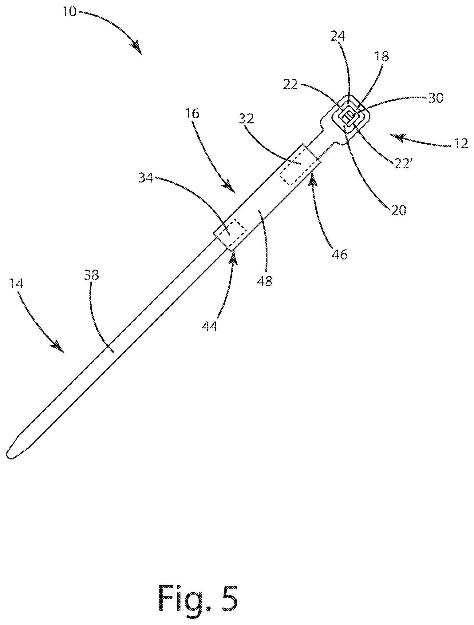 Patent US12351375 Figure 5 – Ligation assembly and method for using the same