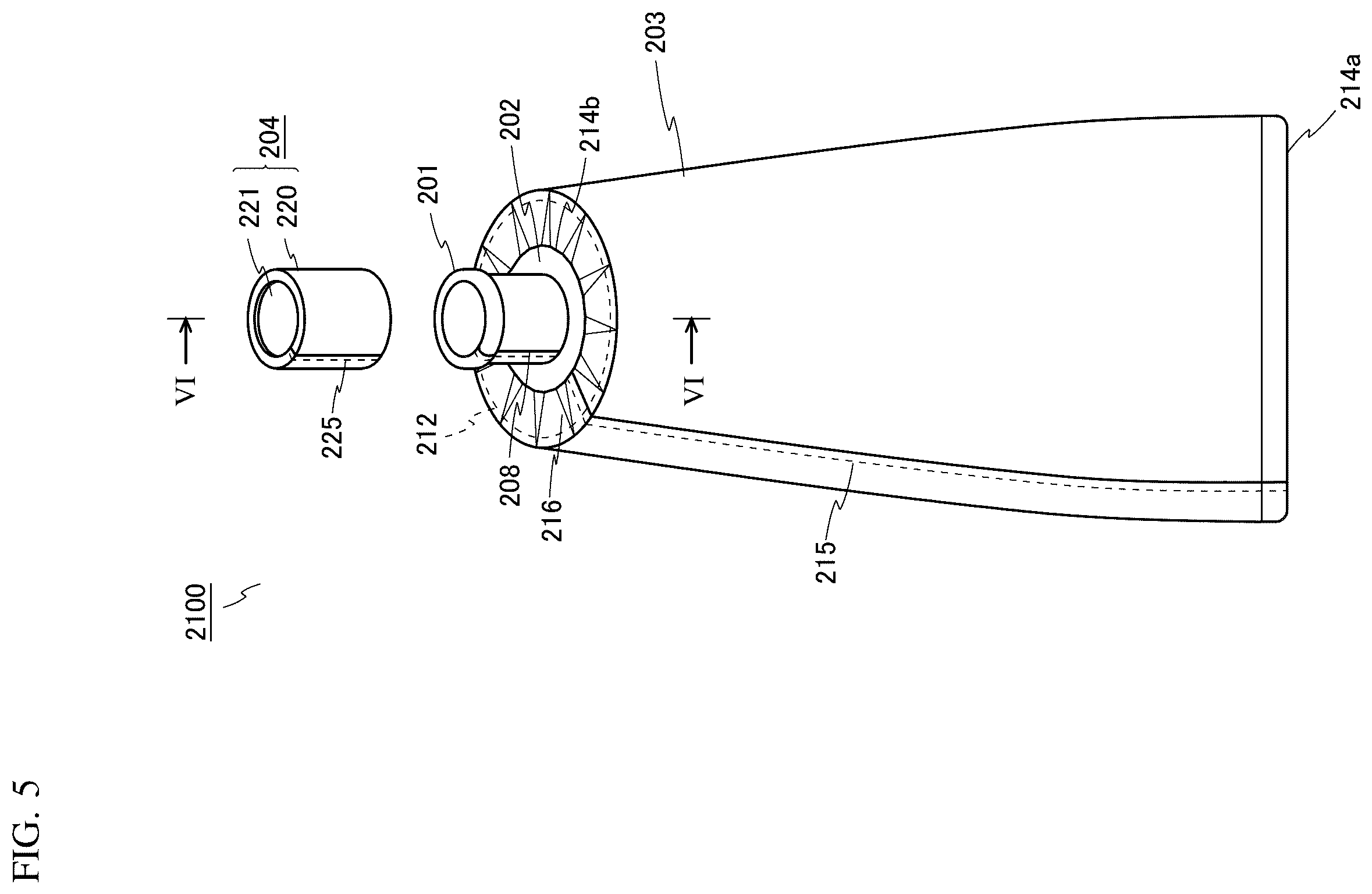 Patent US12351379 Figure 3 – Tube container