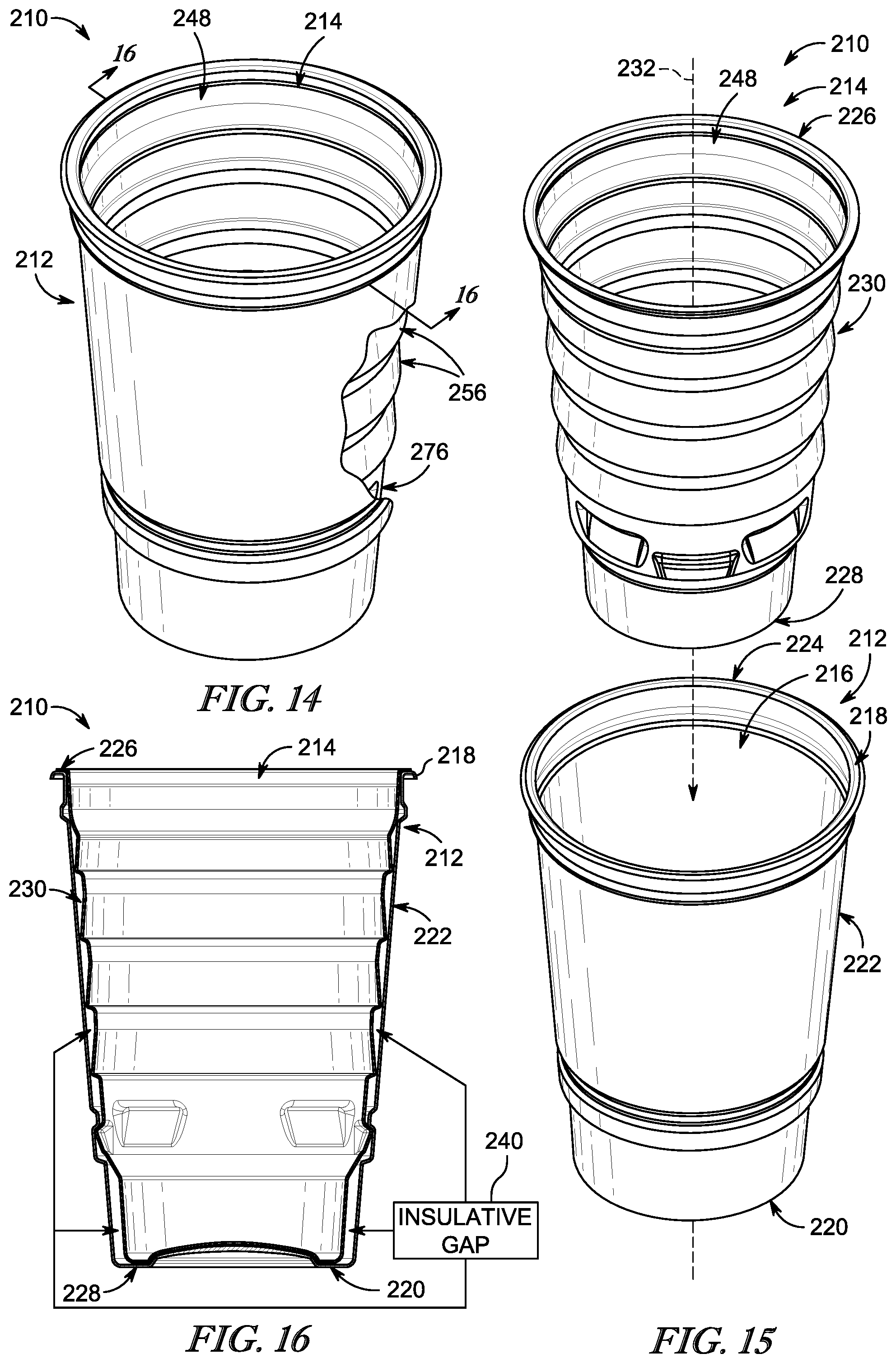Patent US12351382 Figure 11 – Beverage container
