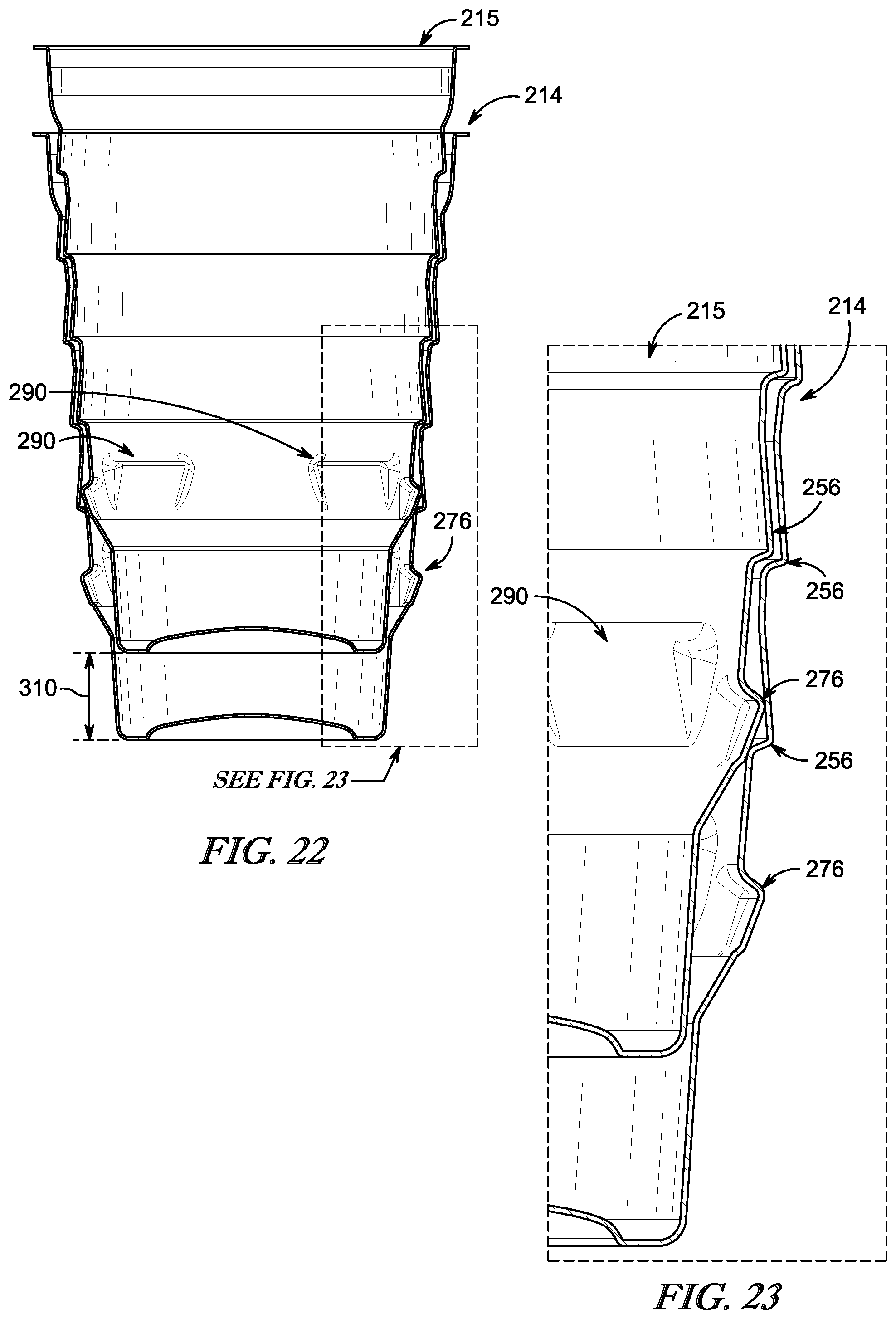 Patent US12351382 Figure 16 – Beverage container