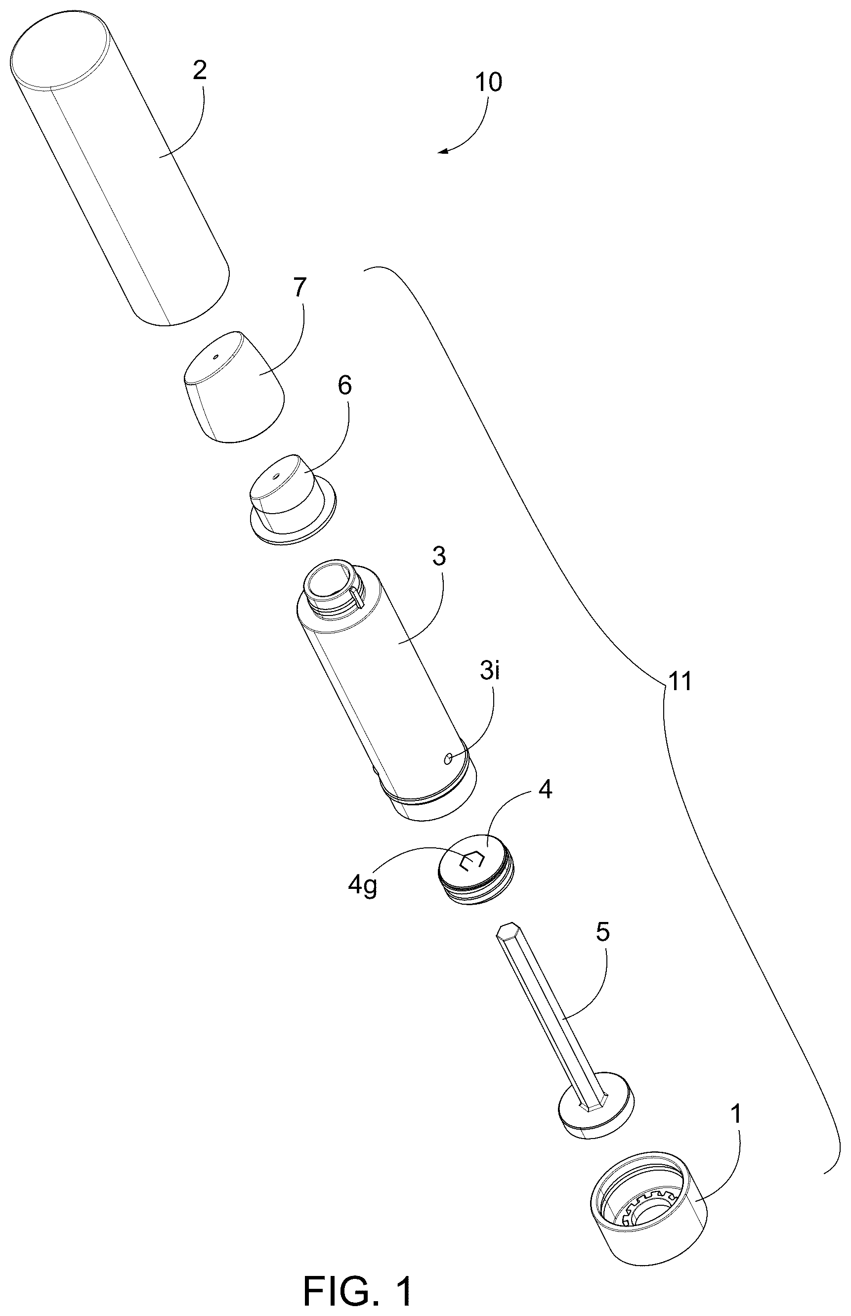 Patent US12351384 Figure 1 – Rotary actuated dispenser