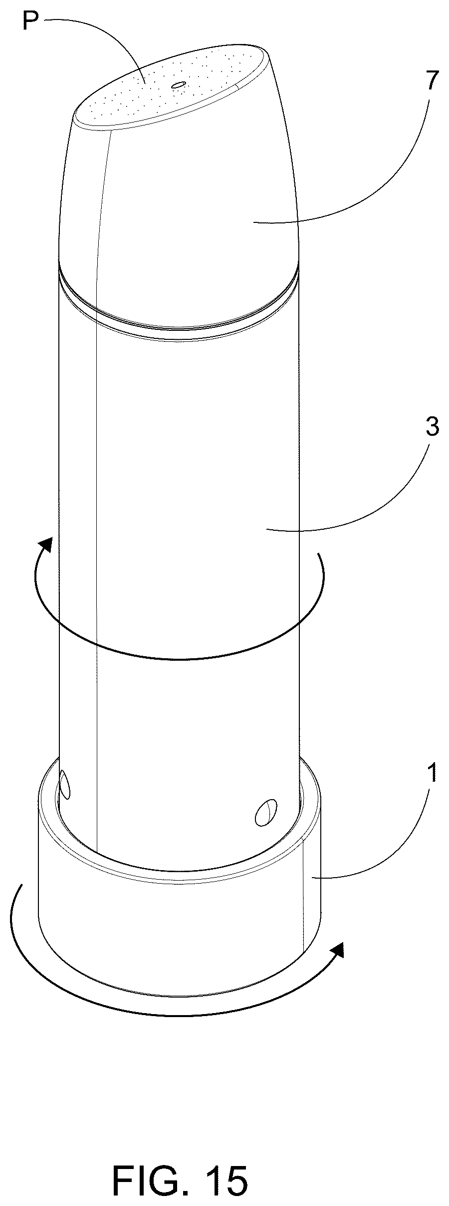 Patent US12351384 Figure 14 – Rotary actuated dispenser