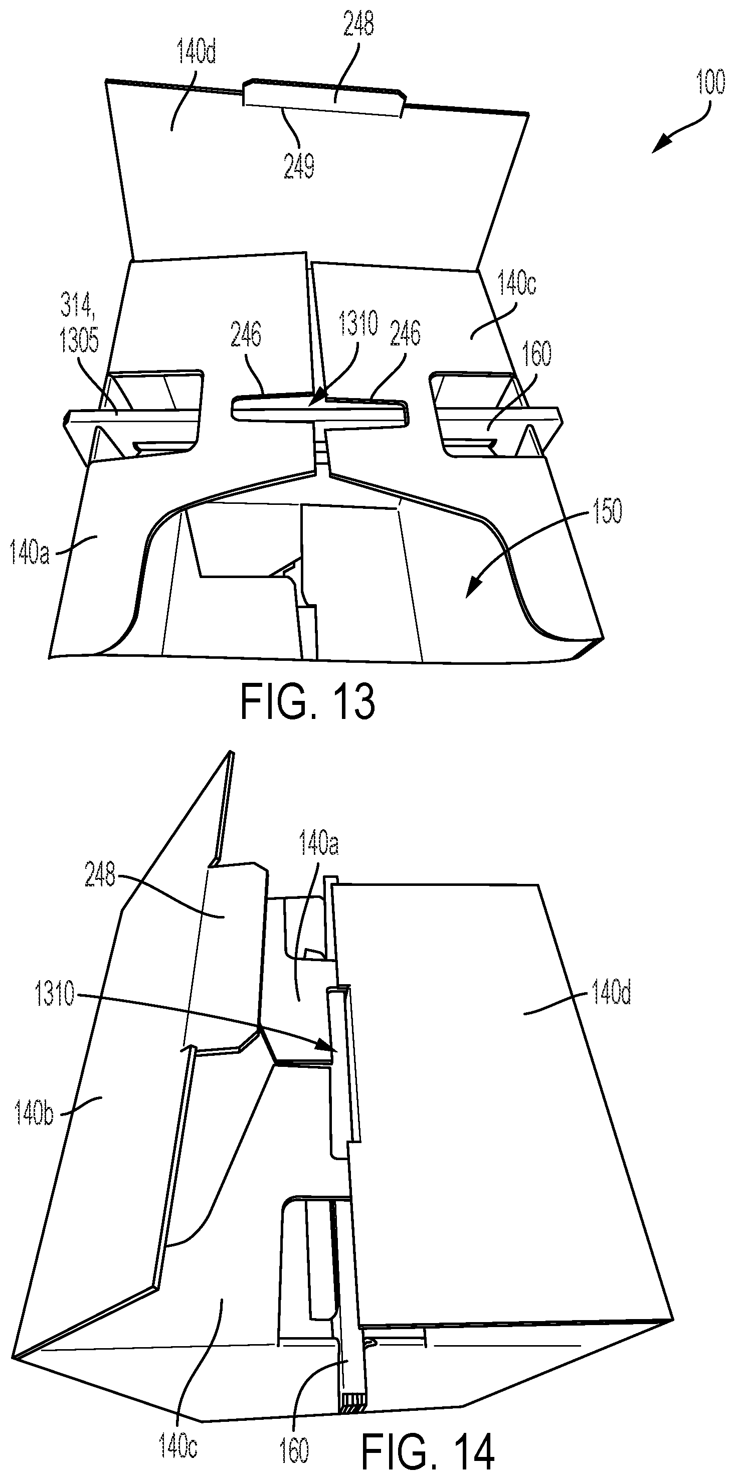 Patent US12351385 Figure 9 – Wardrobe box and hanger support member therefor