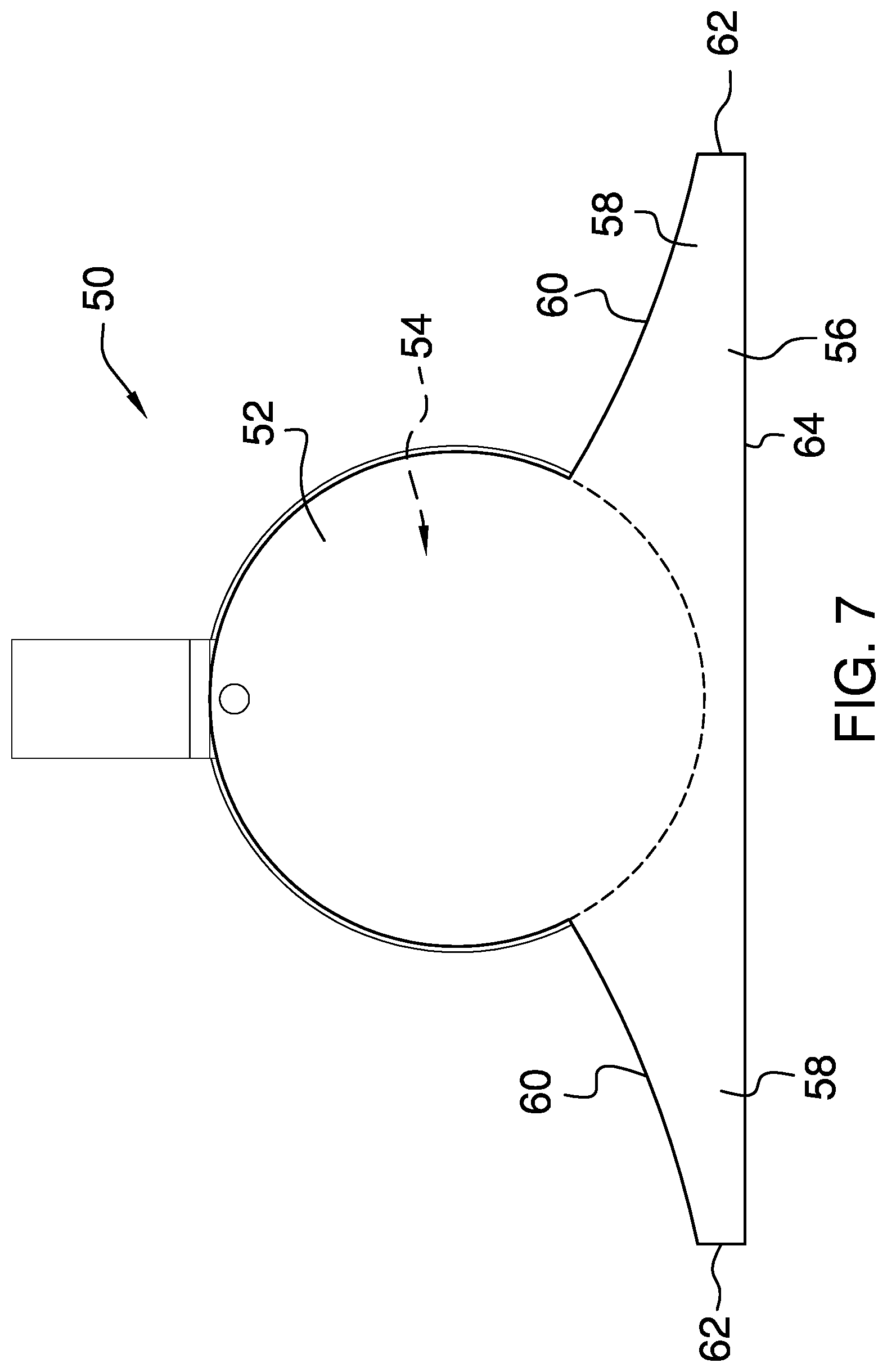 Patent US12351387 Figure 7 – Anchoring apparatus for buried objects