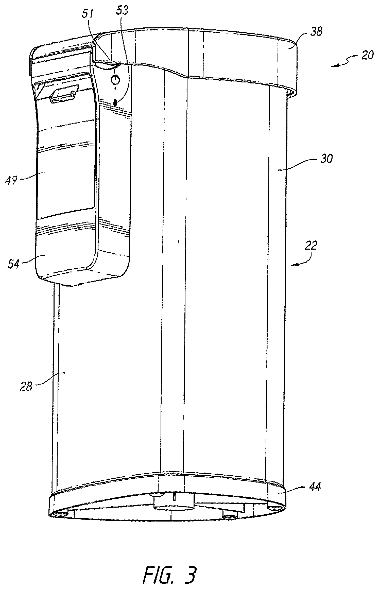Patent US12351390 Figure 3 – Containers with multiple sensors