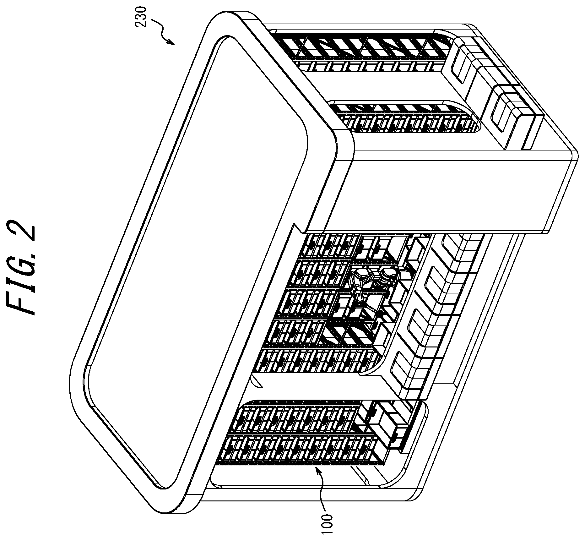 Patent US12351392 Figure 2 – Article management system, logistics system, server device, and article management method