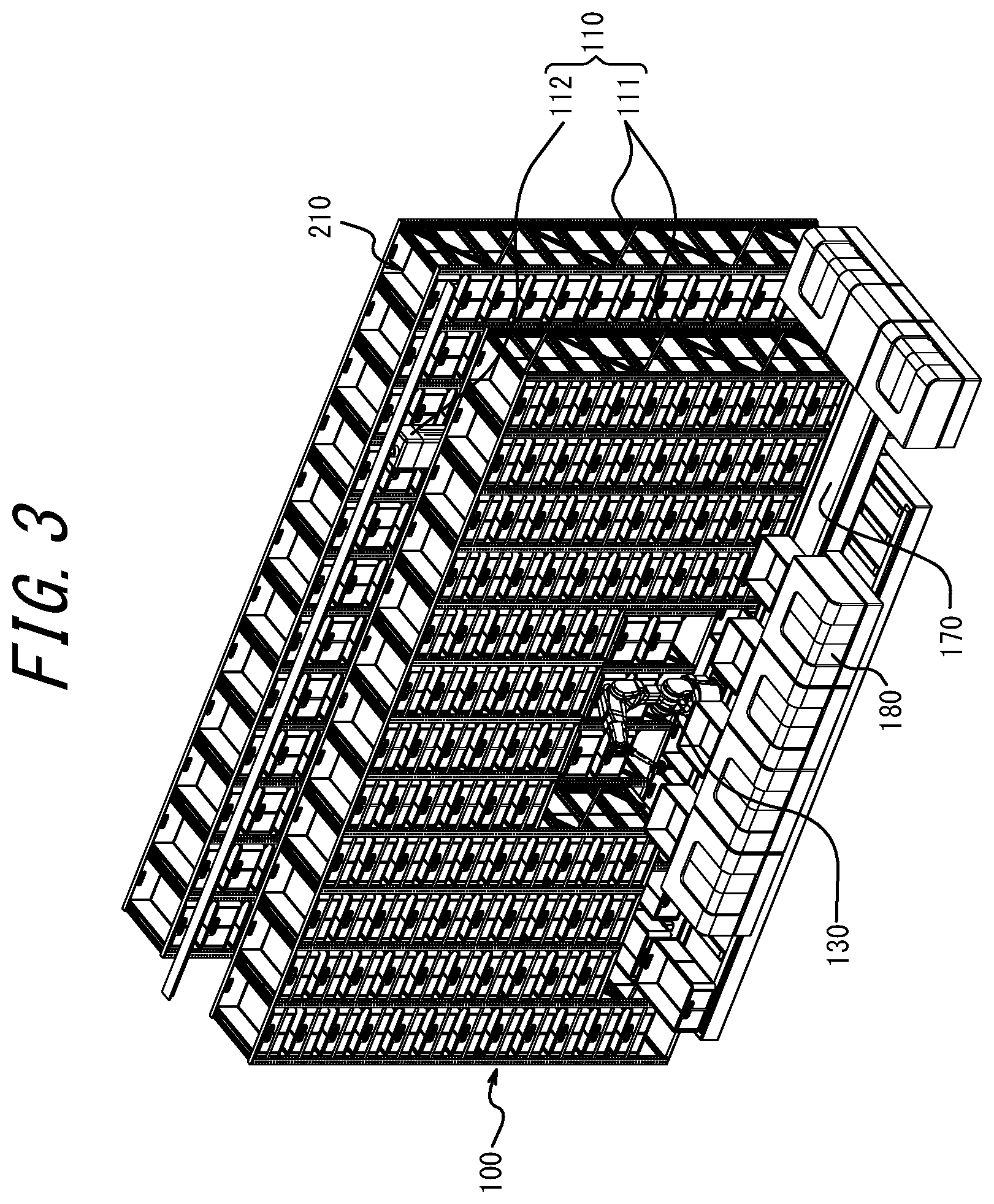 Patent US12351392 Figure 3 – Article management system, logistics system, server device, and article management method