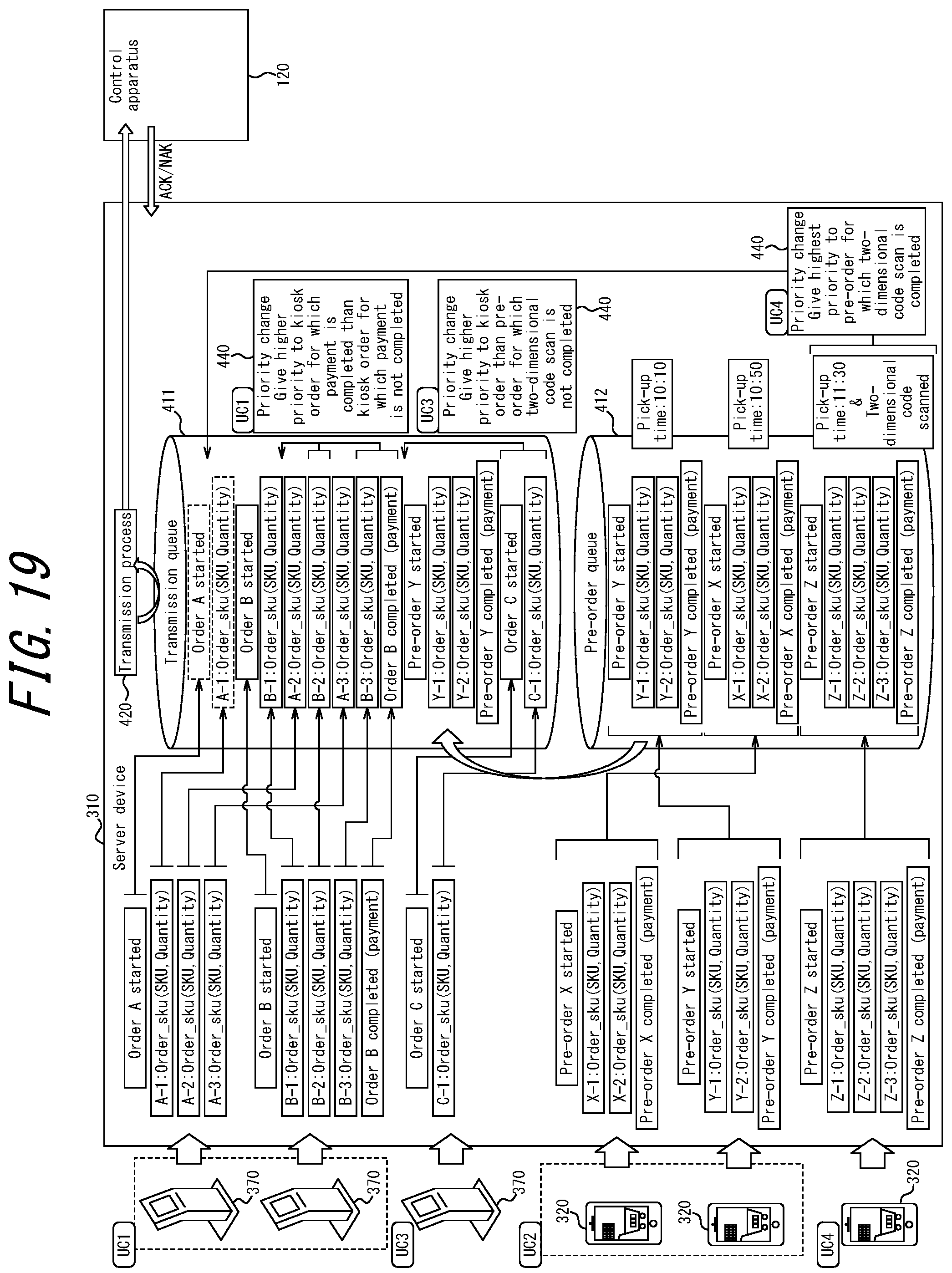 Patent US12351392 Figure 18 – Article management system, logistics system, server device, and article management method