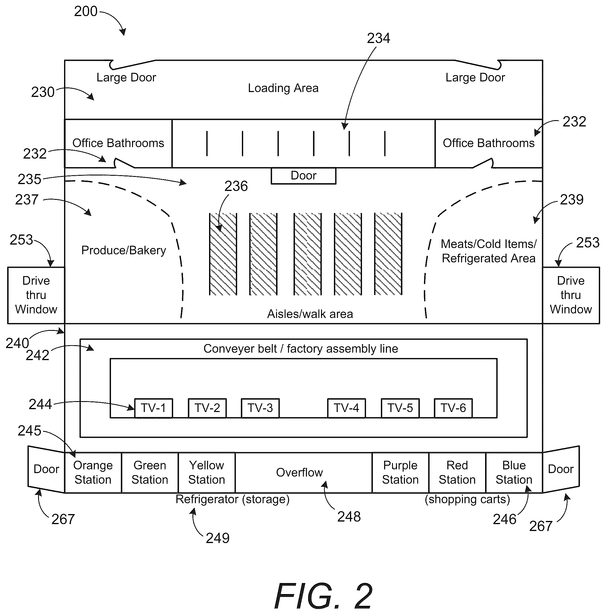 Patent US12351393 Figure 2 – System and method for order fulfillment