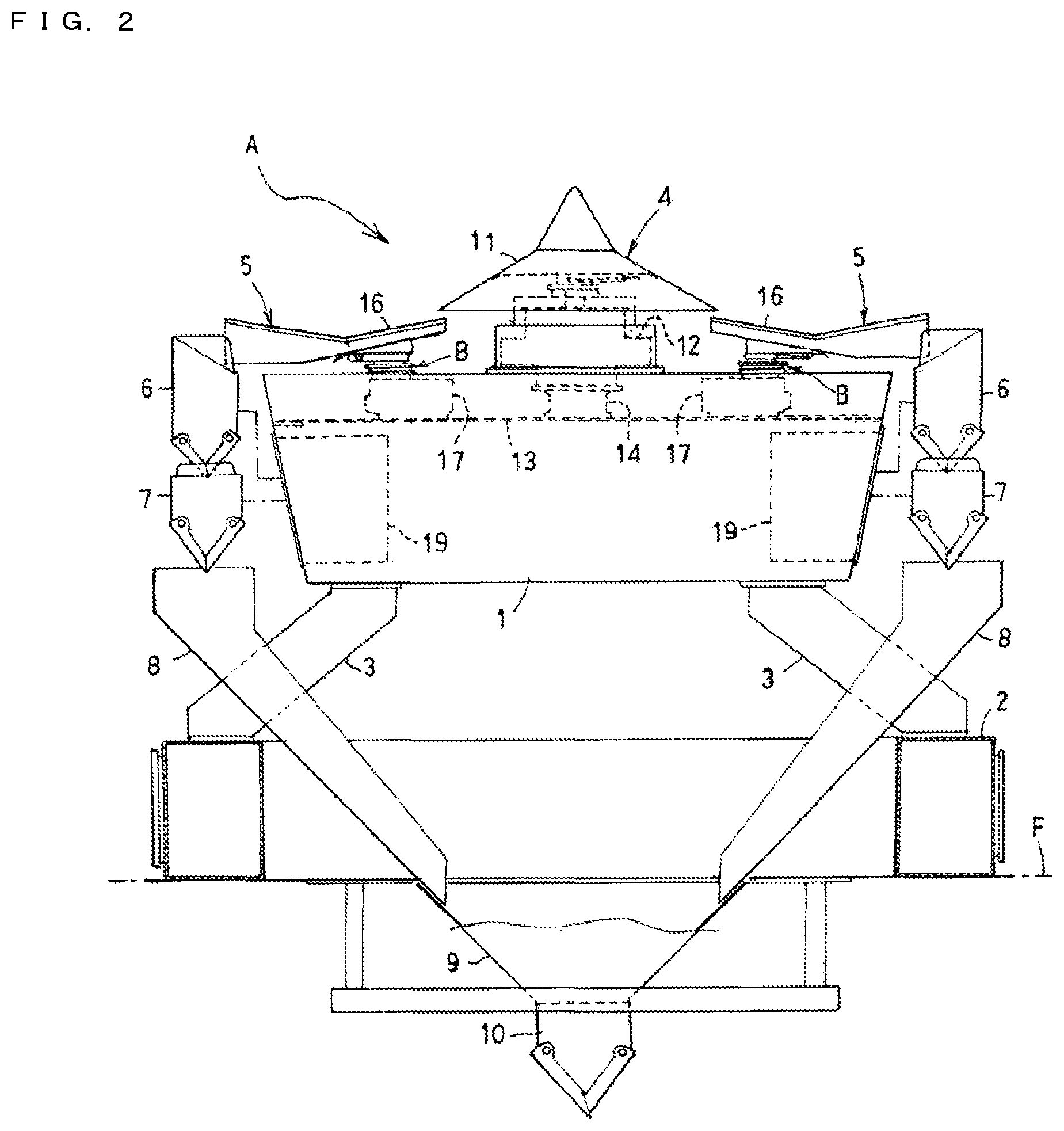 Patent US12351395 Figure 2 – Seal structure and weighing machine comprising same
