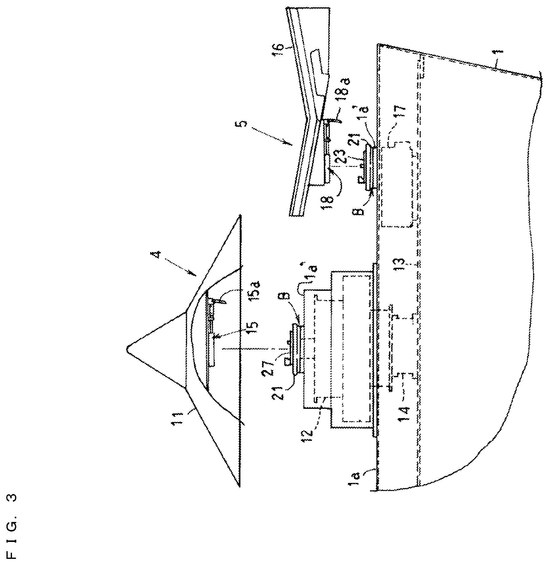 Patent US12351395 Figure 3 – Seal structure and weighing machine comprising same