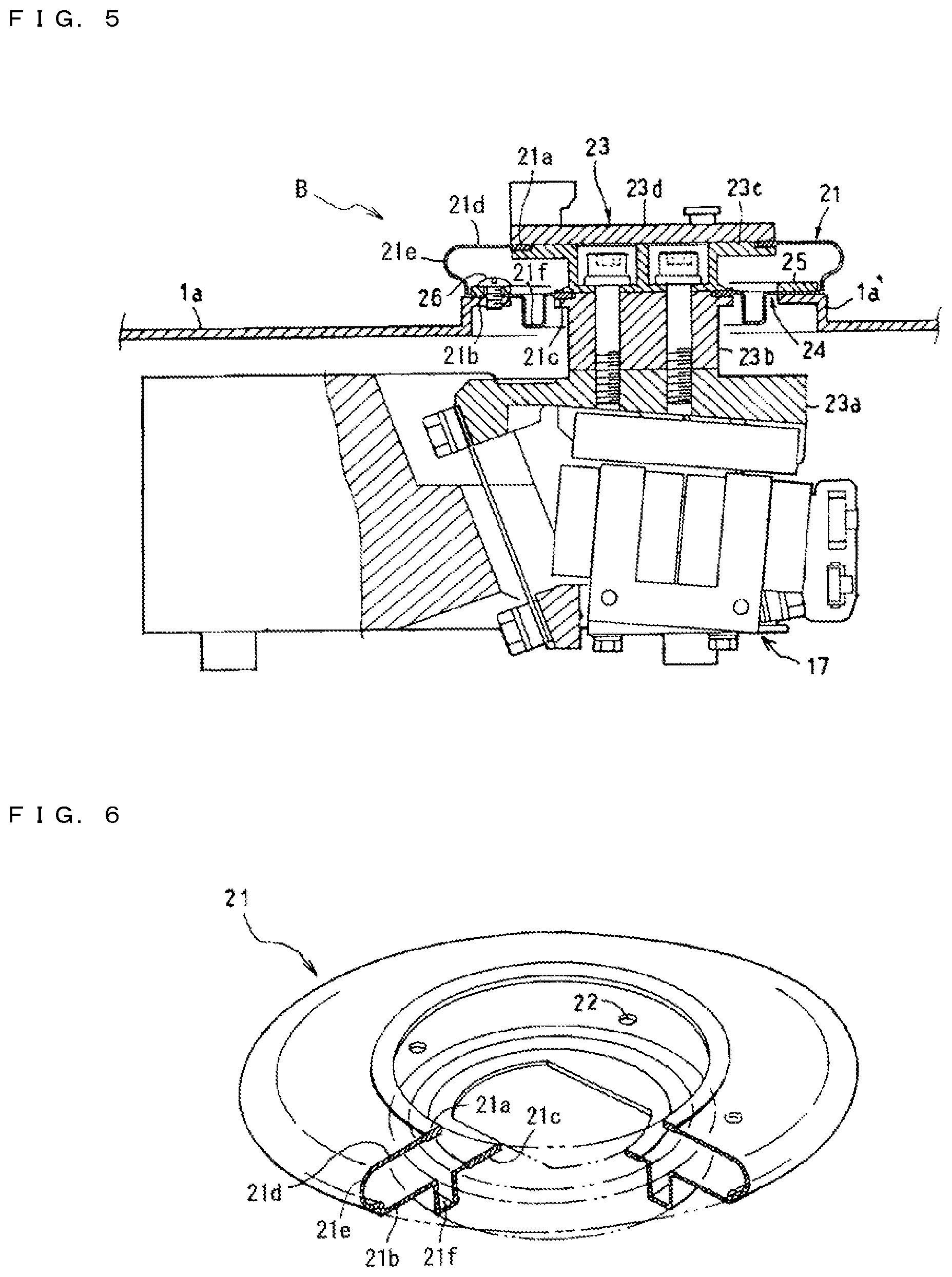 Patent US12351395 Figure 5 – Seal structure and weighing machine comprising same