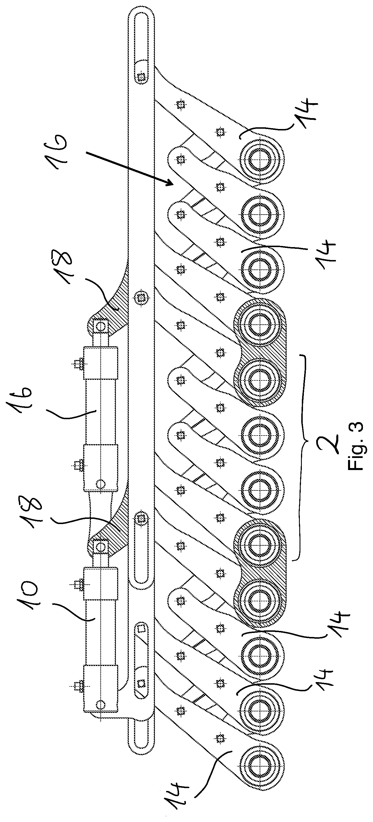 Patent US12351396 Figure 3 – Root crop conveyor