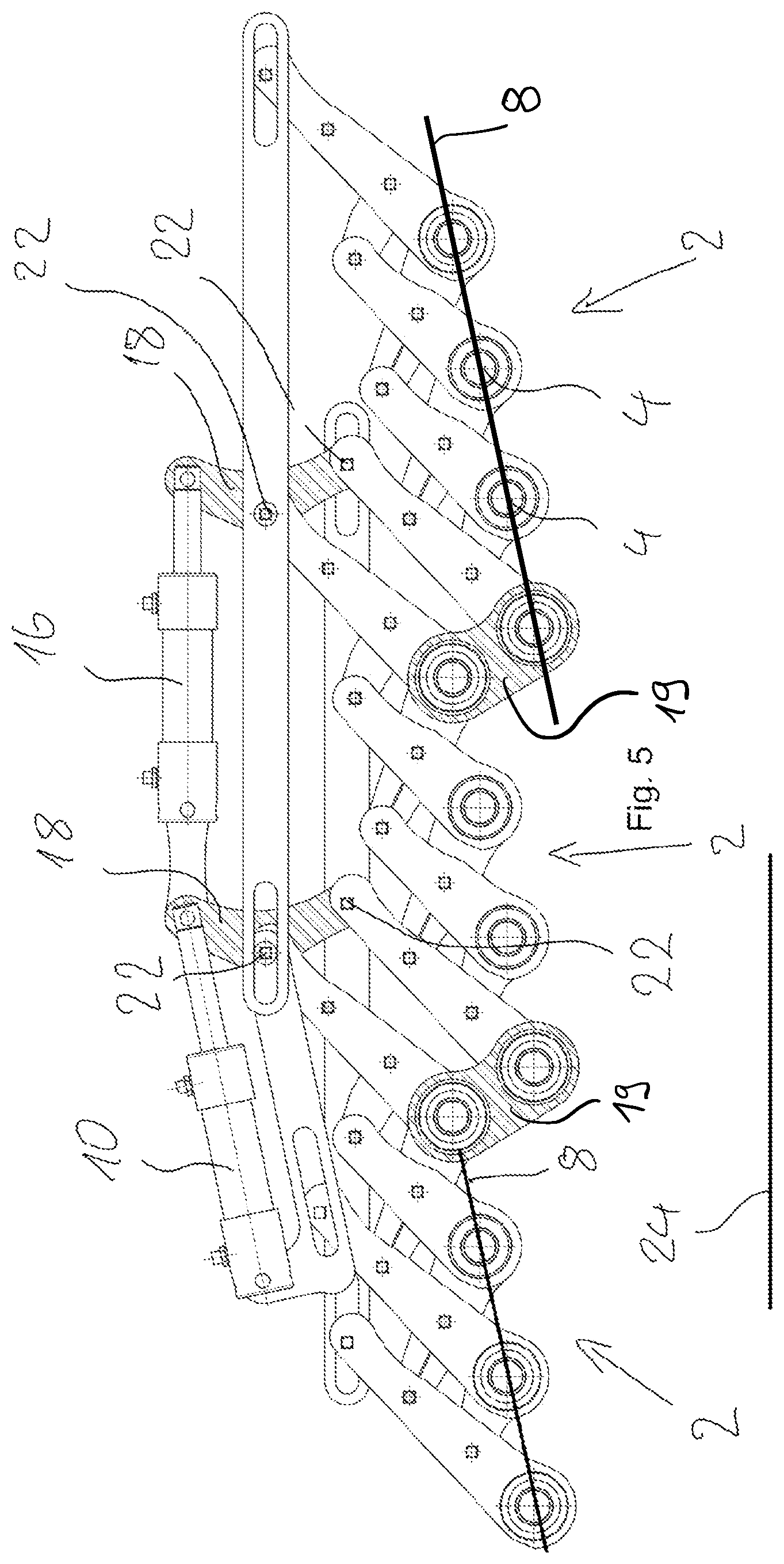 Patent US12351396 Figure 5 – Root crop conveyor