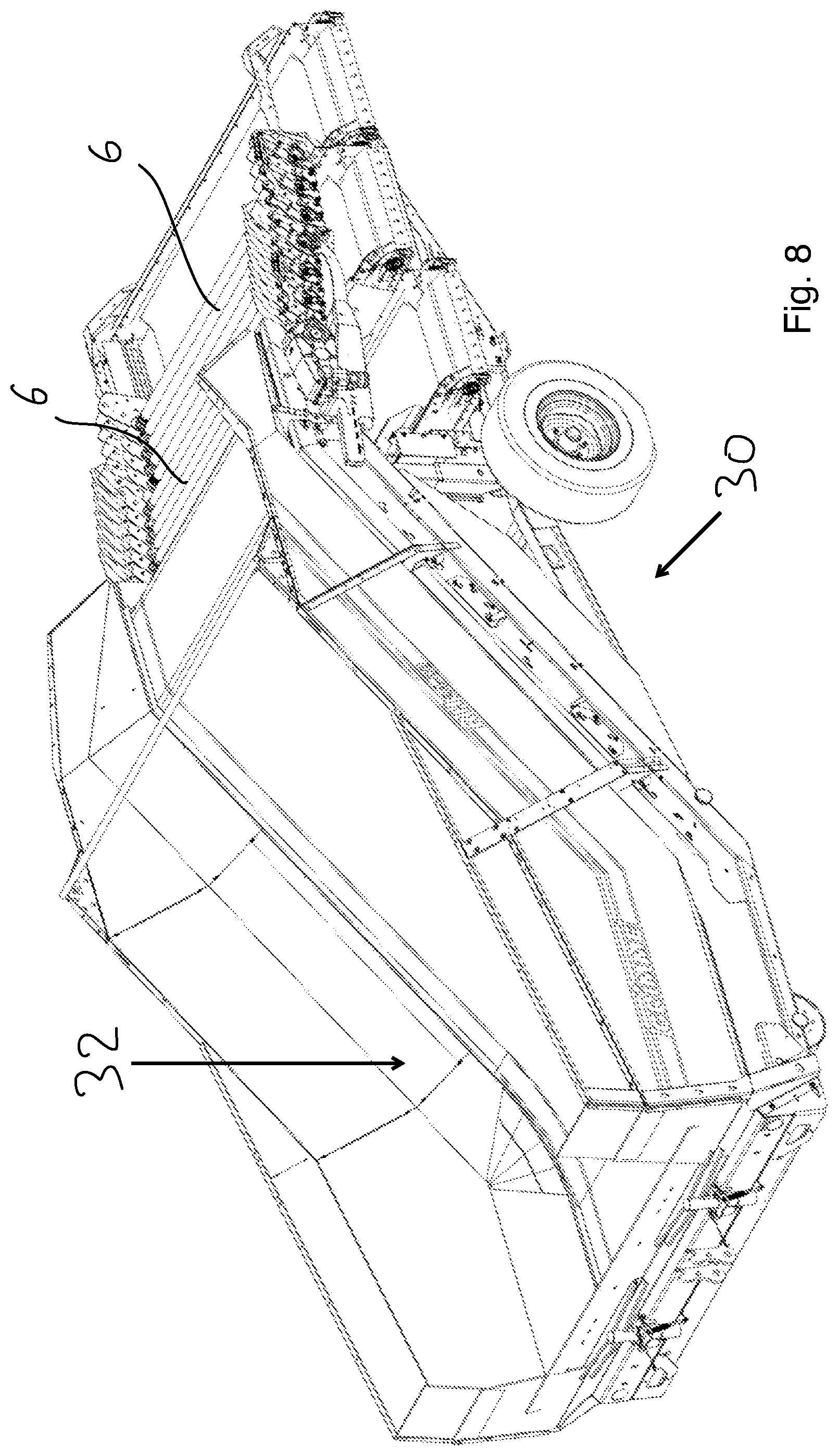 Patent US12351396 Figure 8 – Root crop conveyor