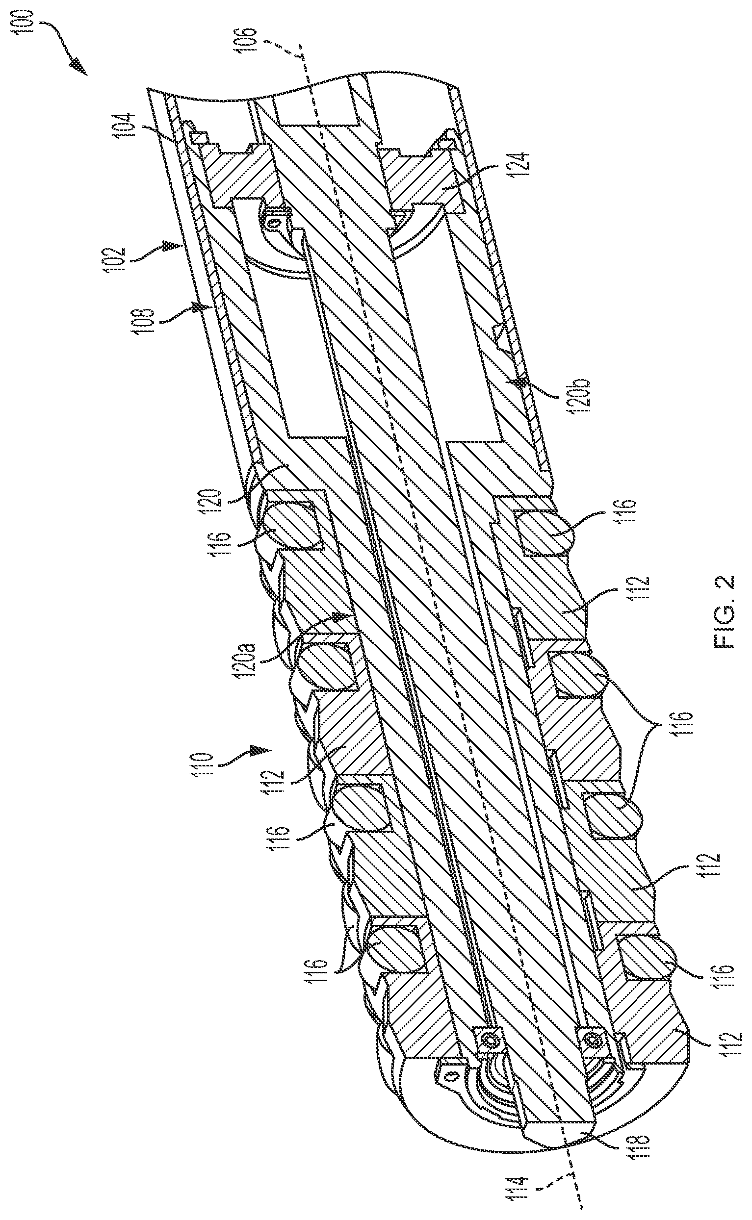 Patent US12351397 Figure 2 – Omni-direction split roller for a conveyor