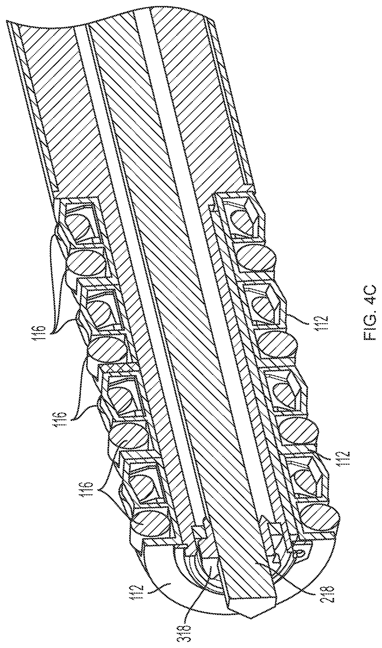 Patent US12351397 Figure 5 – Omni-direction split roller for a conveyor