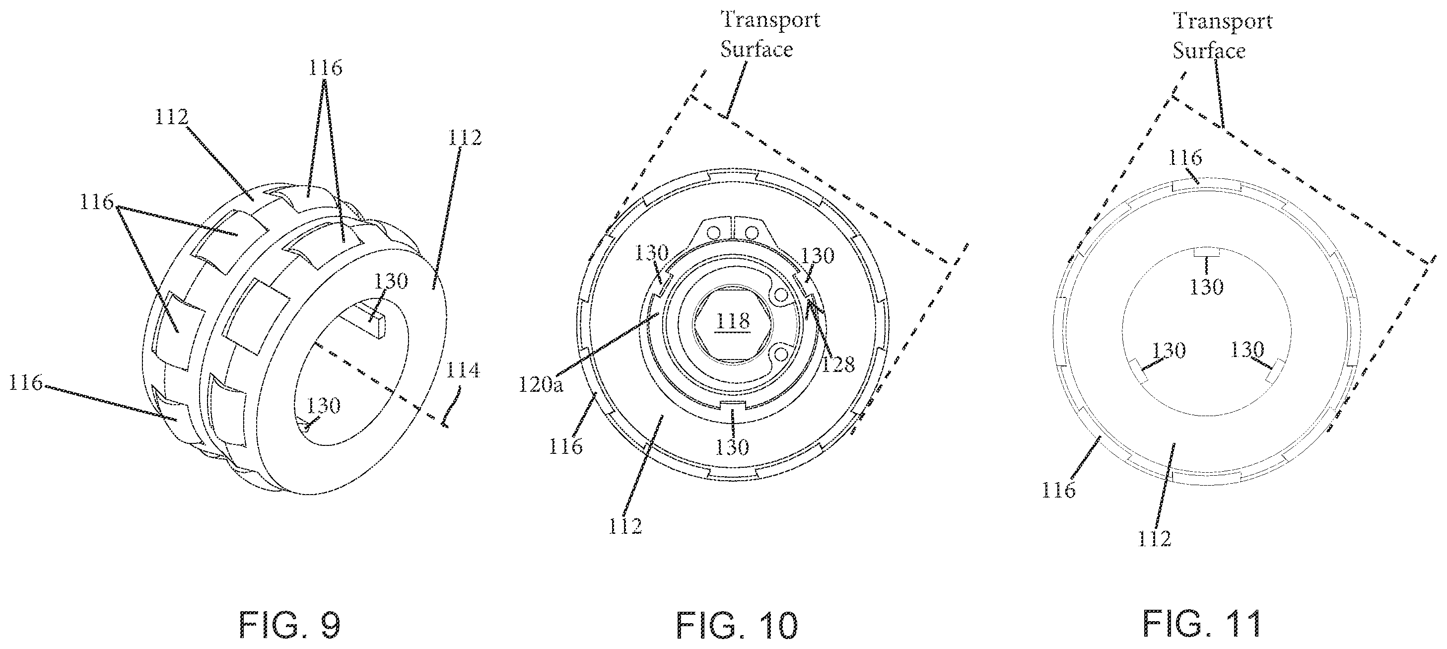 Patent US12351397 Figure 11 – Omni-direction split roller for a conveyor