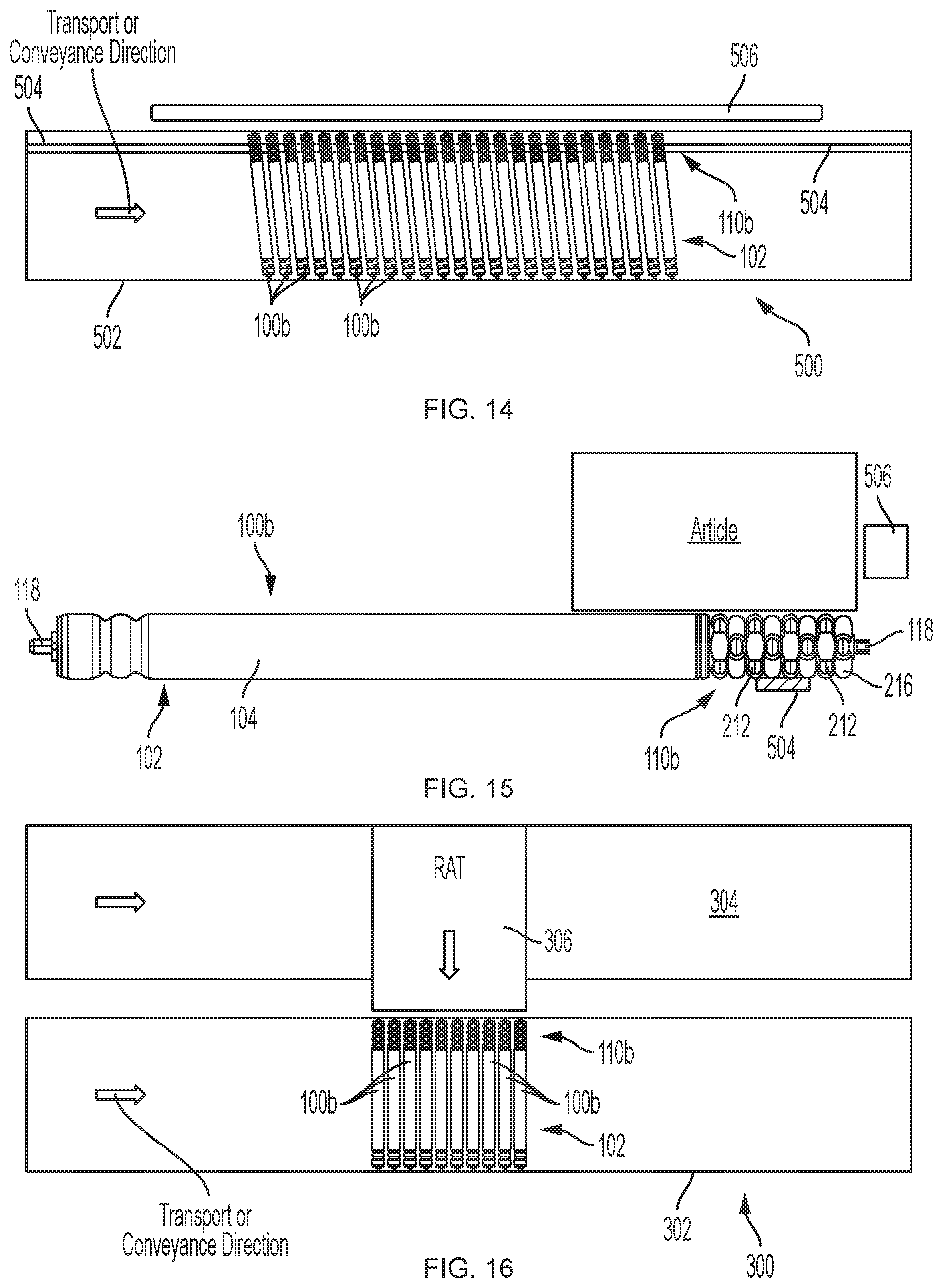 Patent US12351397 Figure 14 – Omni-direction split roller for a conveyor