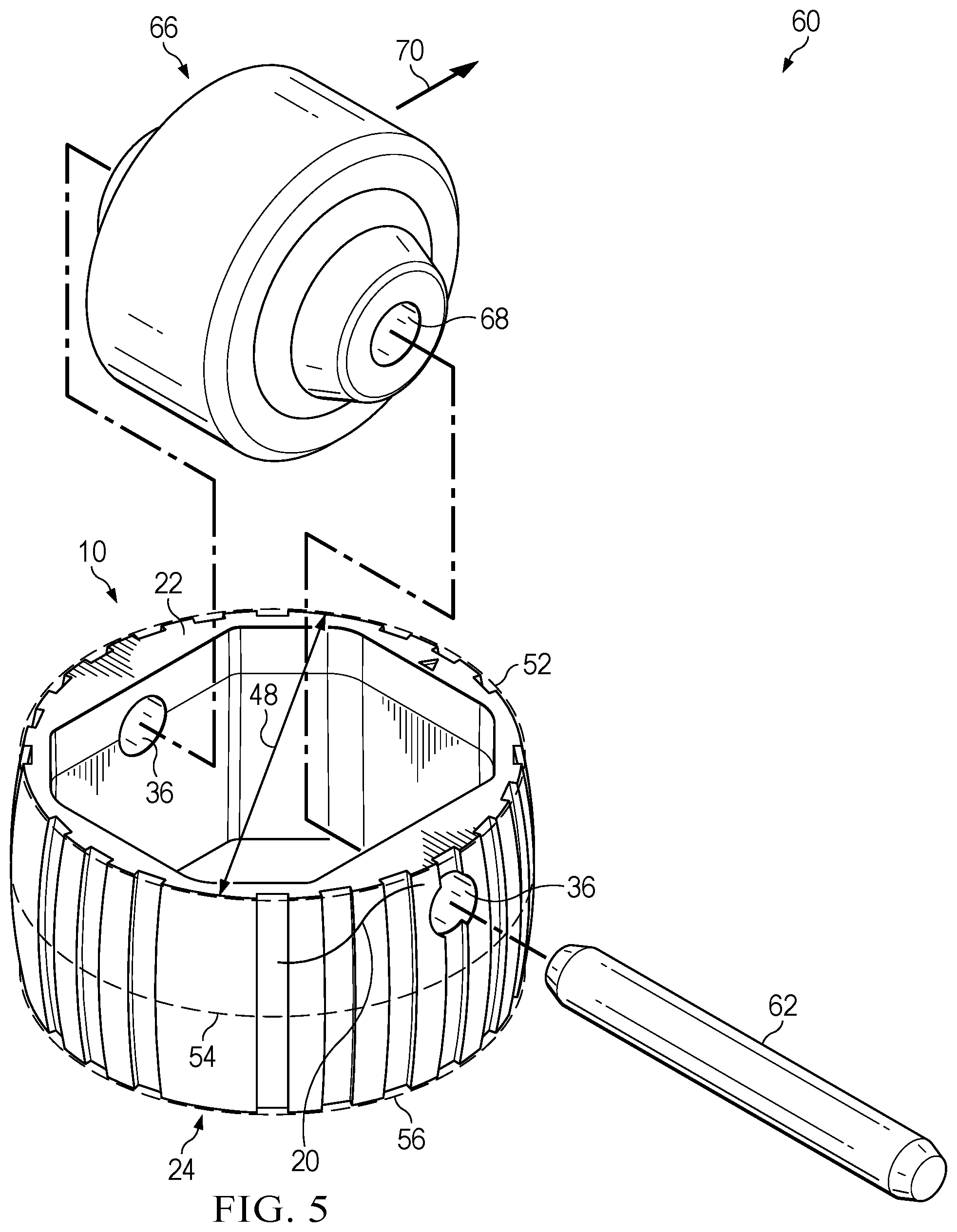 Patent US12351398 Figure 5 – Conveyor module and method of manufacturing