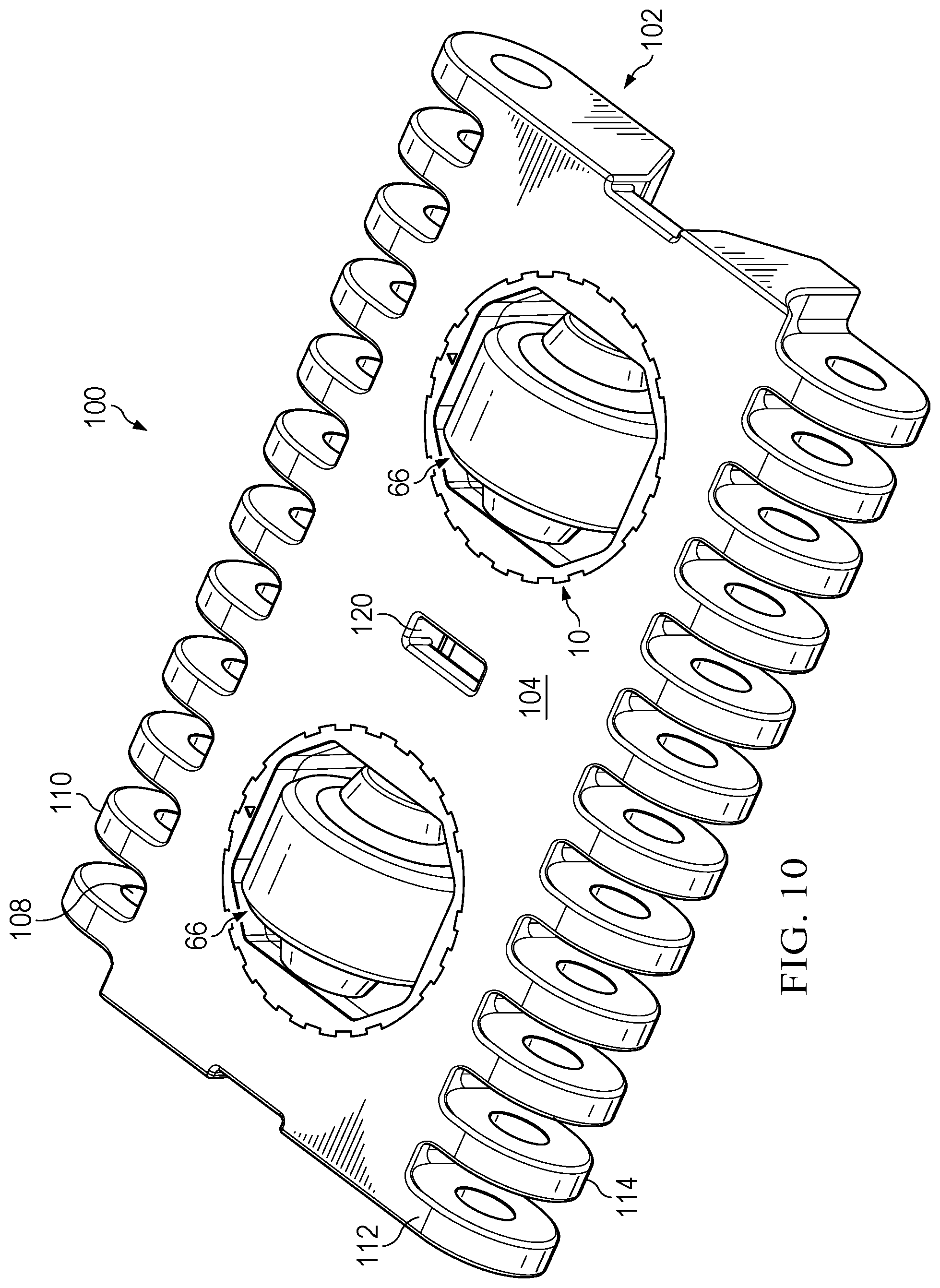 Patent US12351398 Figure 10 – Conveyor module and method of manufacturing