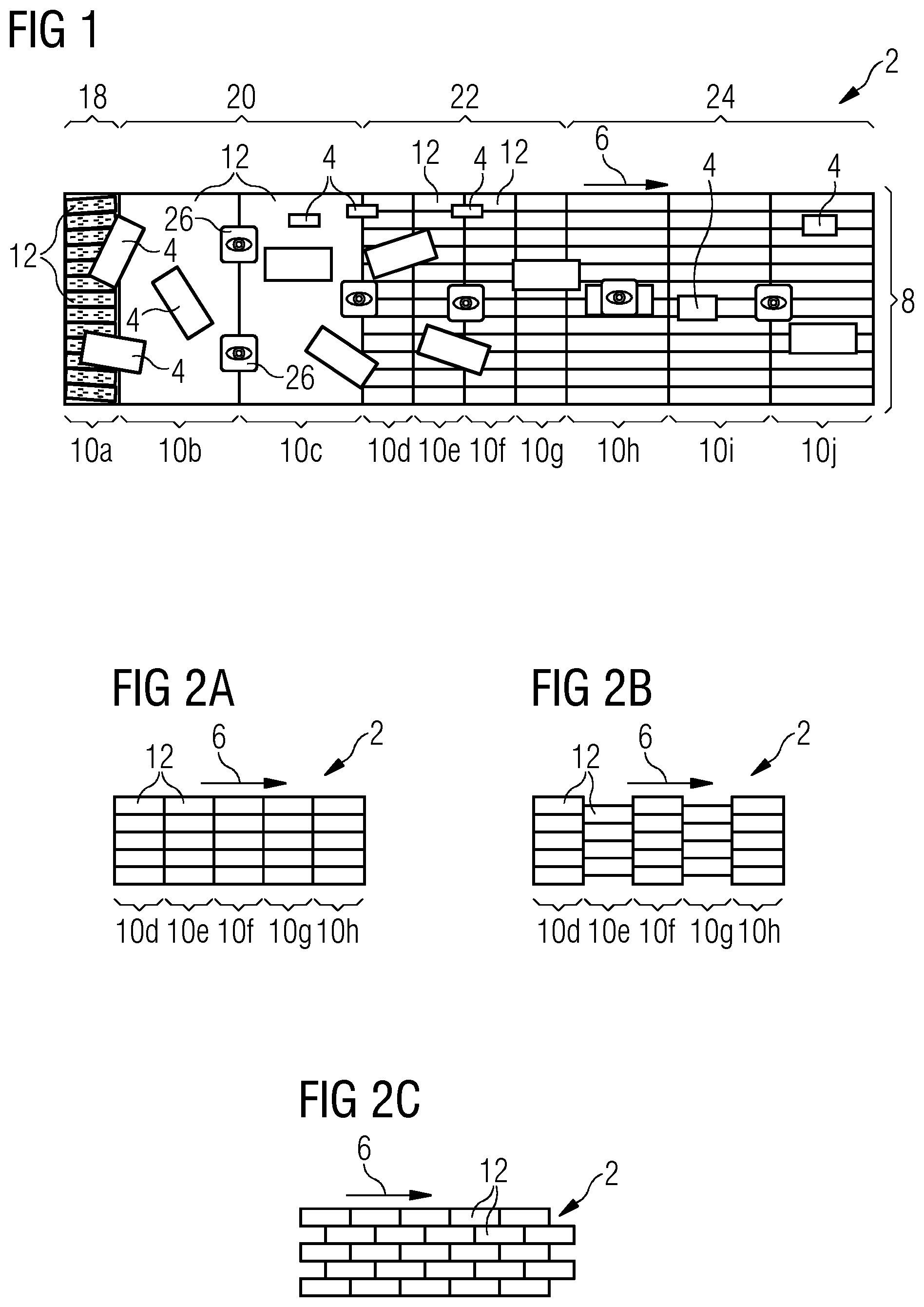 Patent US12351401 Figure 1 – Computer-implemented method, apparatus for data processing, and computer system for controlling a control device of a conveyor system