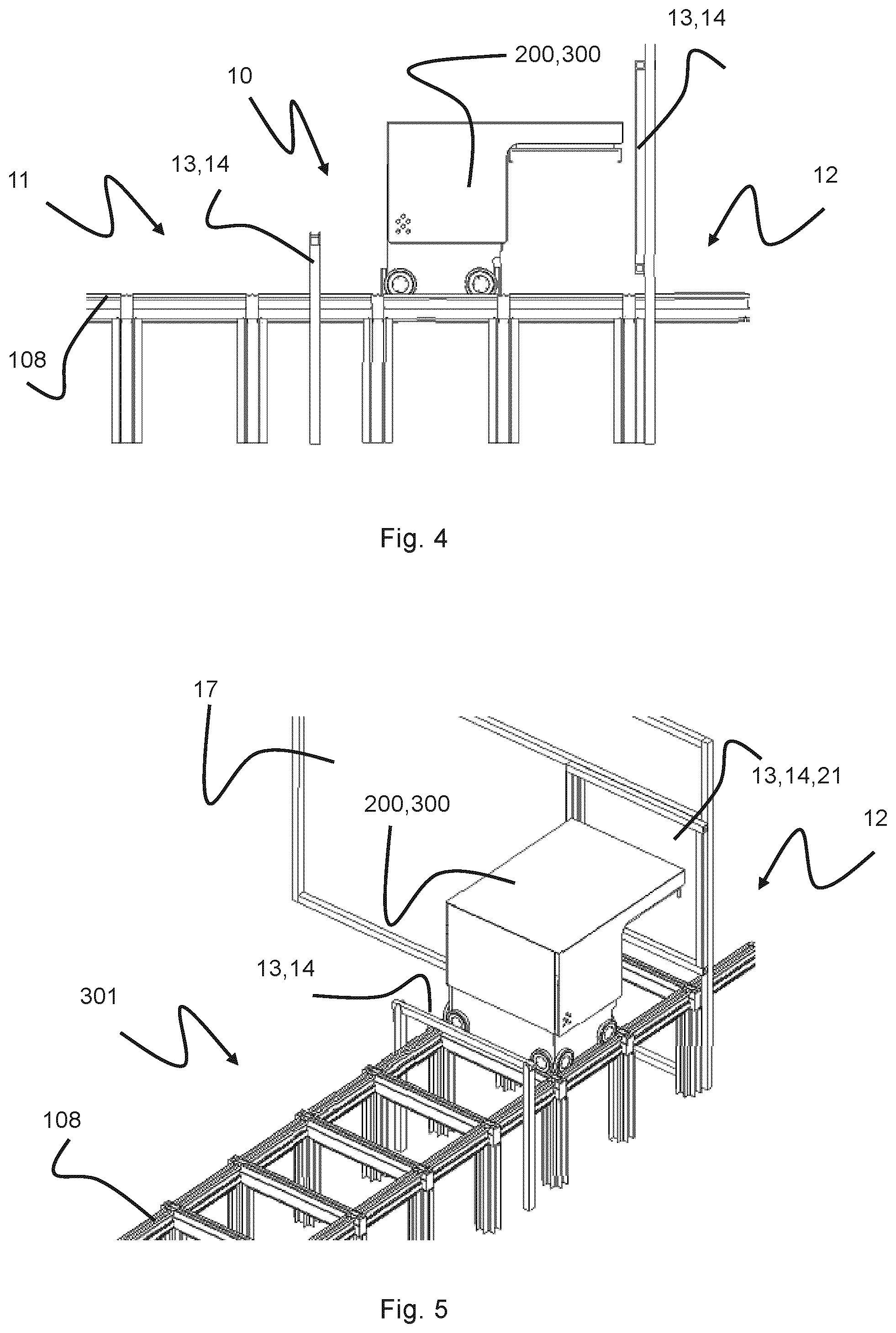 Patent US12351404 Figure 3 – Automated storage and retrieval system with a vehicle pen
